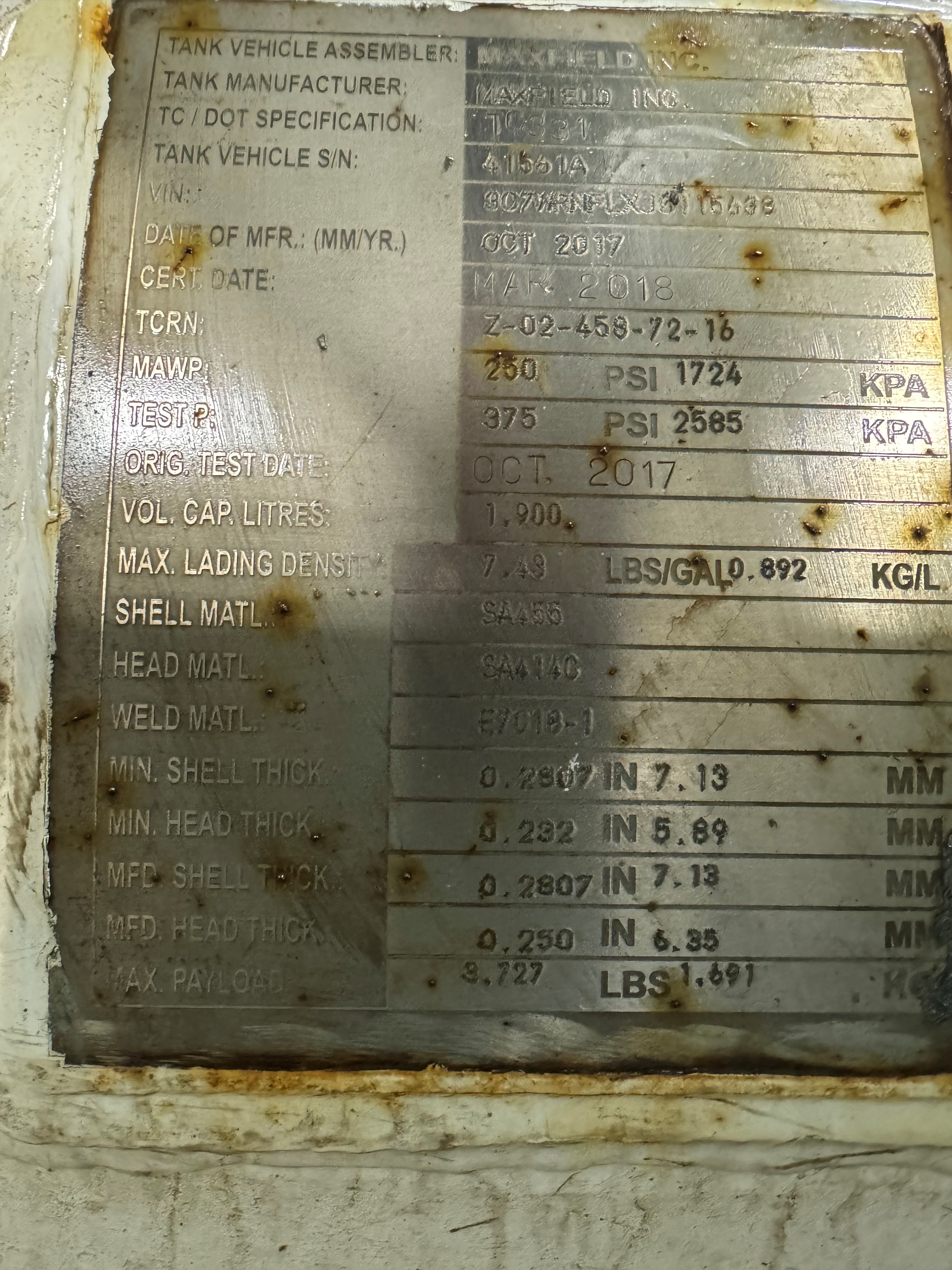 Metal ID Plate Image