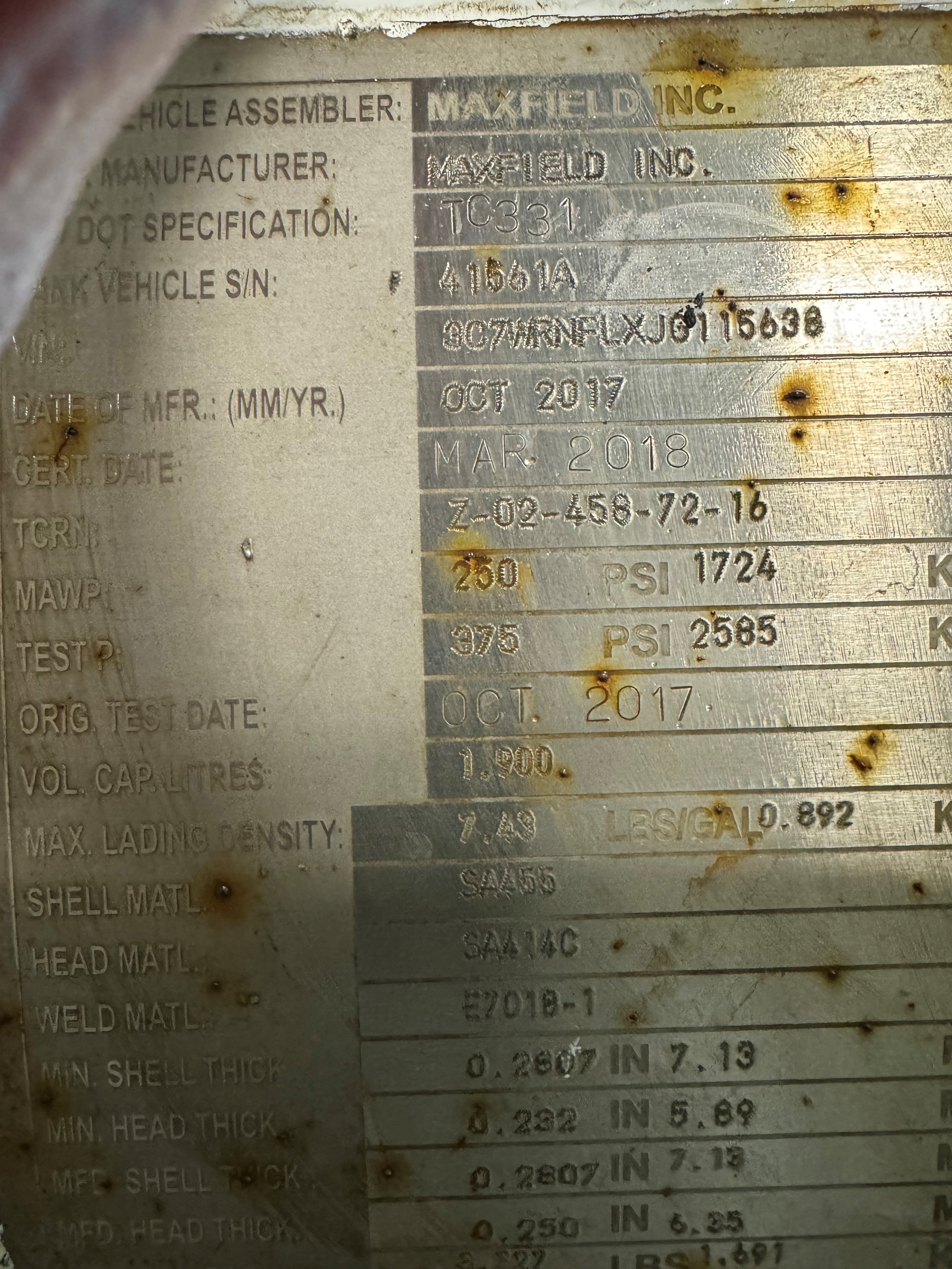 Metal ID Plate Image