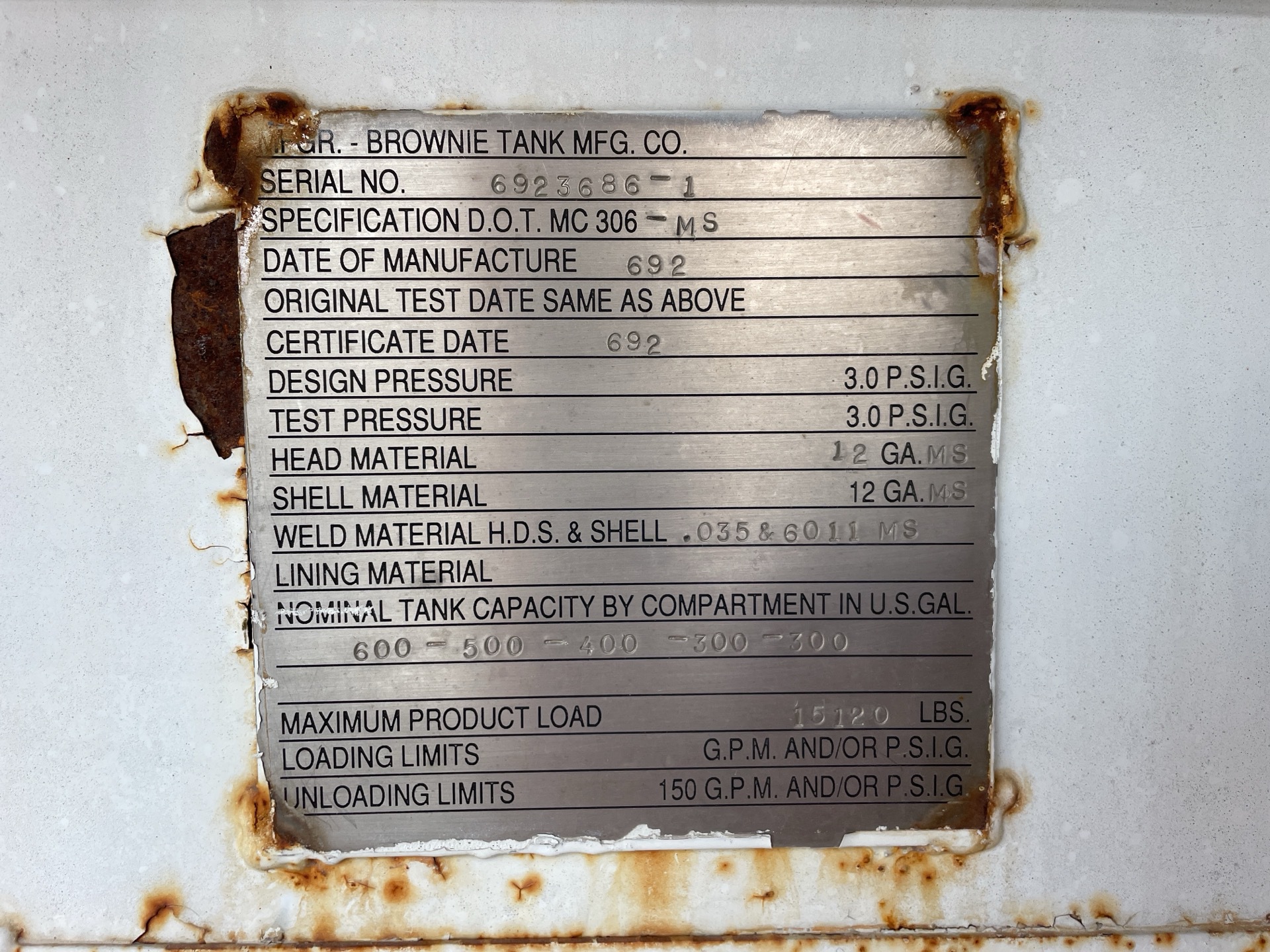 Metal ID Plate Image