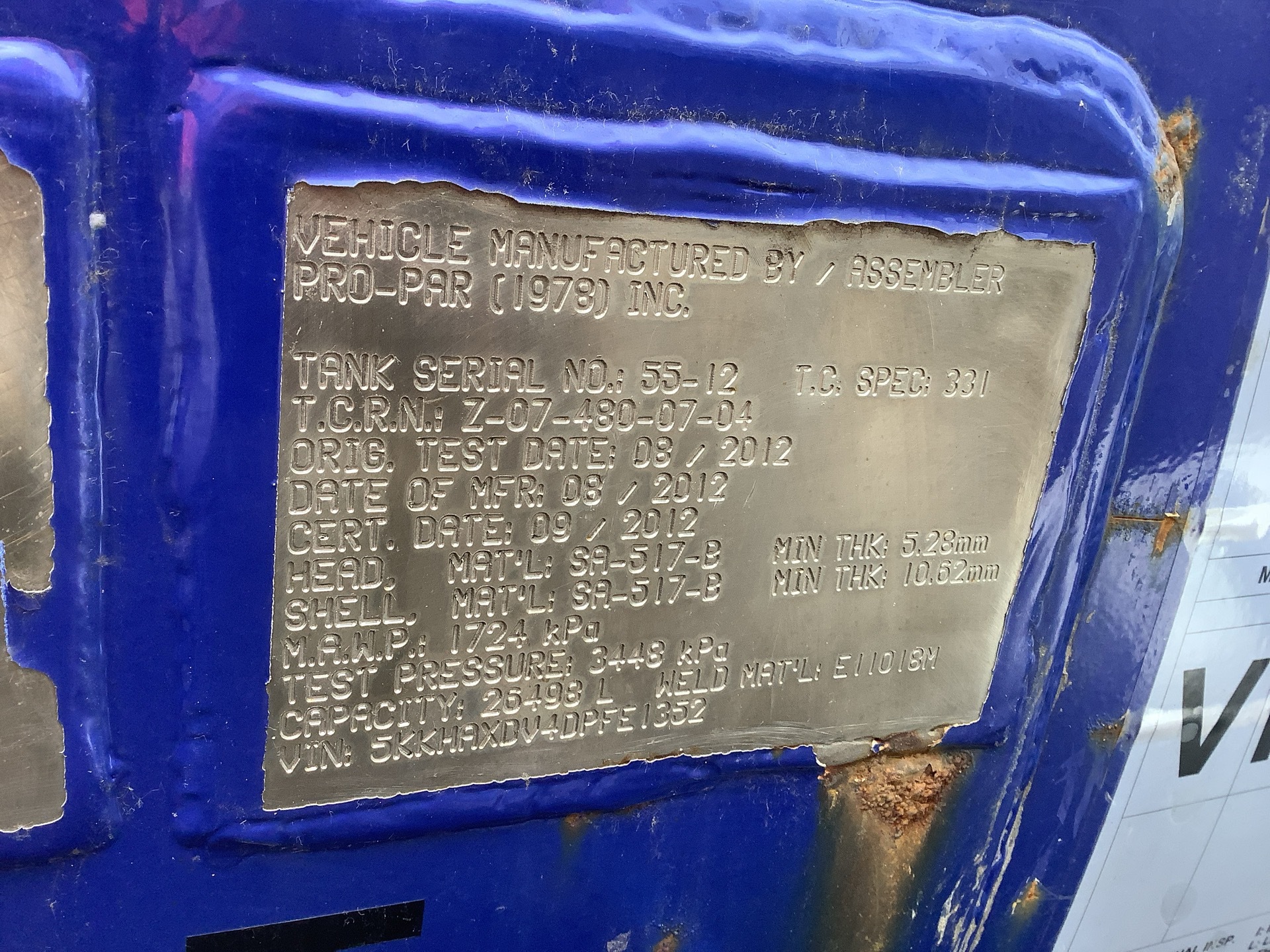 Metal ID Plate Image