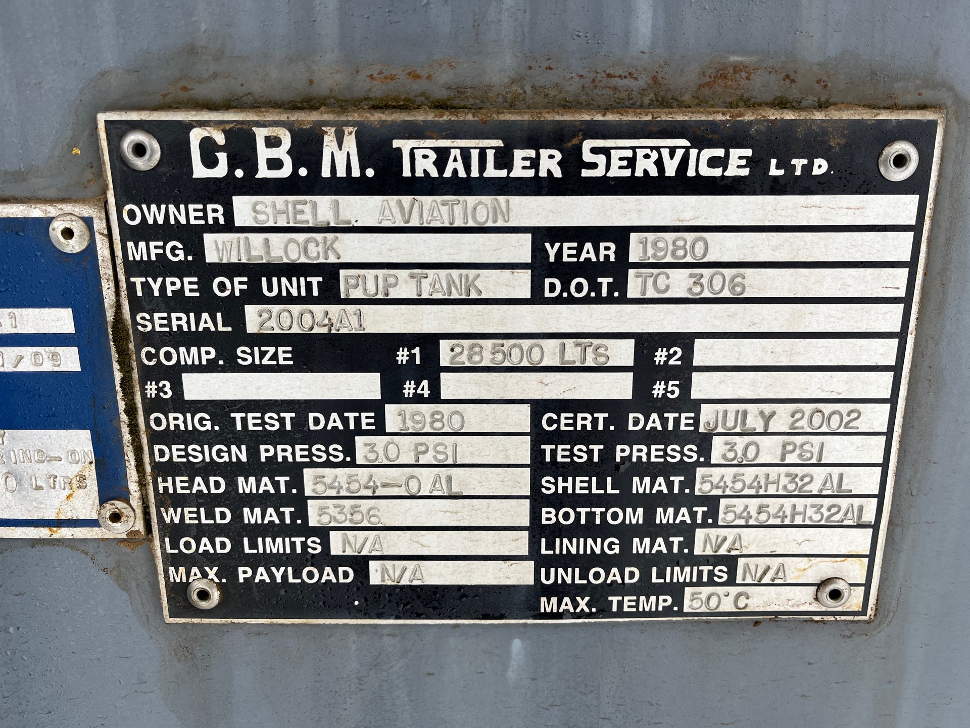 Metal ID Plate Image