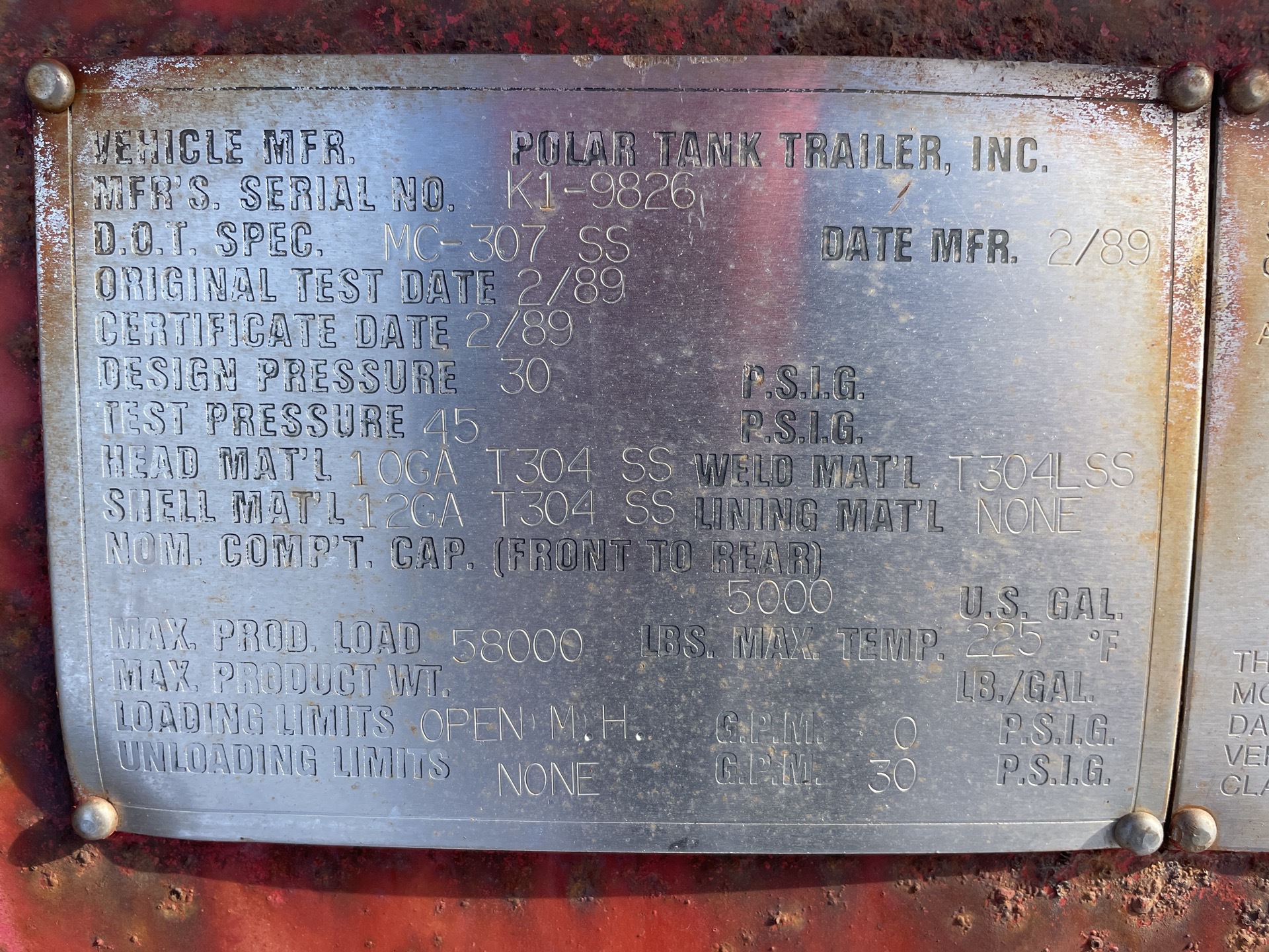 Metal ID Plate Image