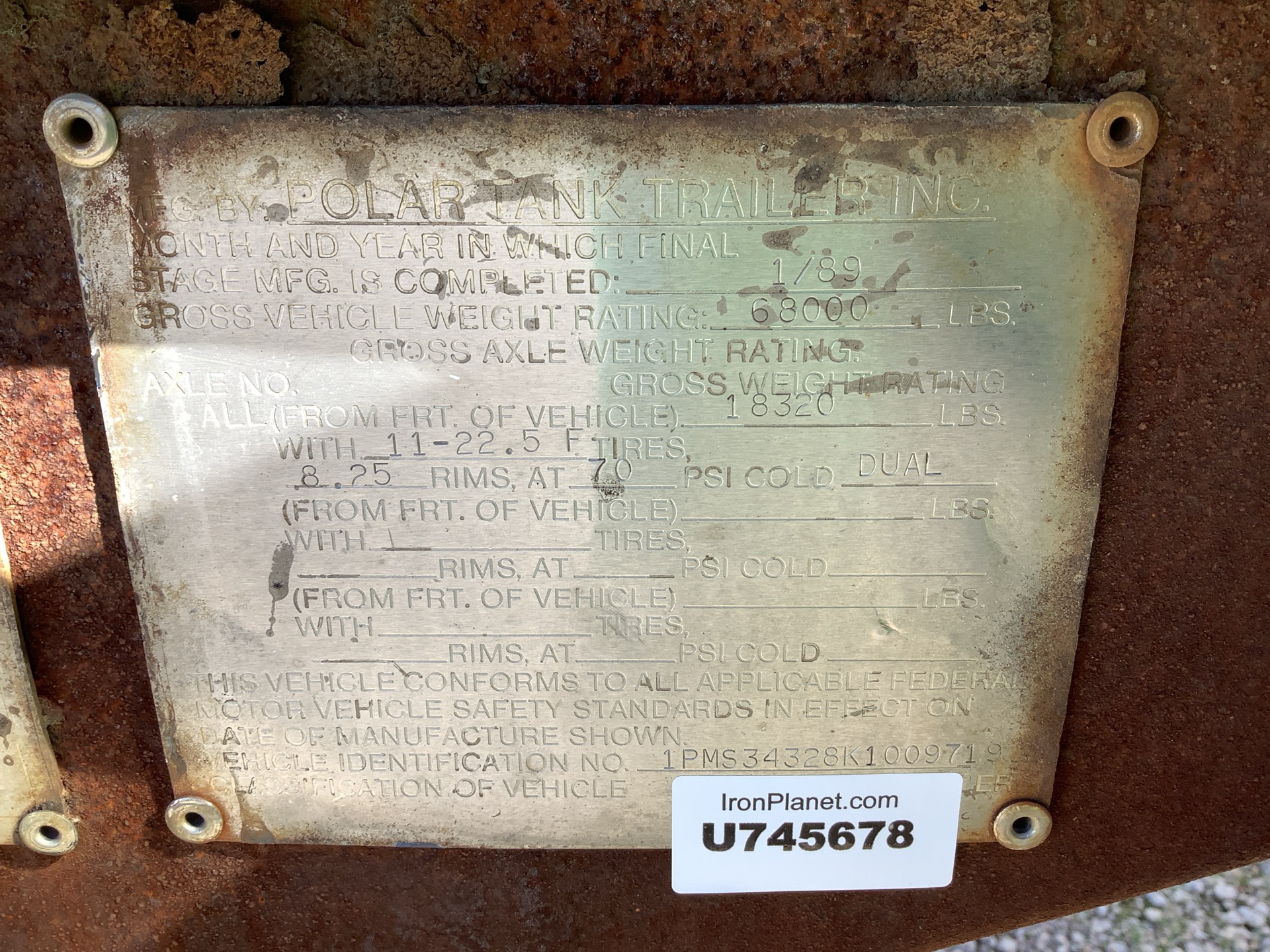 Metal ID Plate Image
