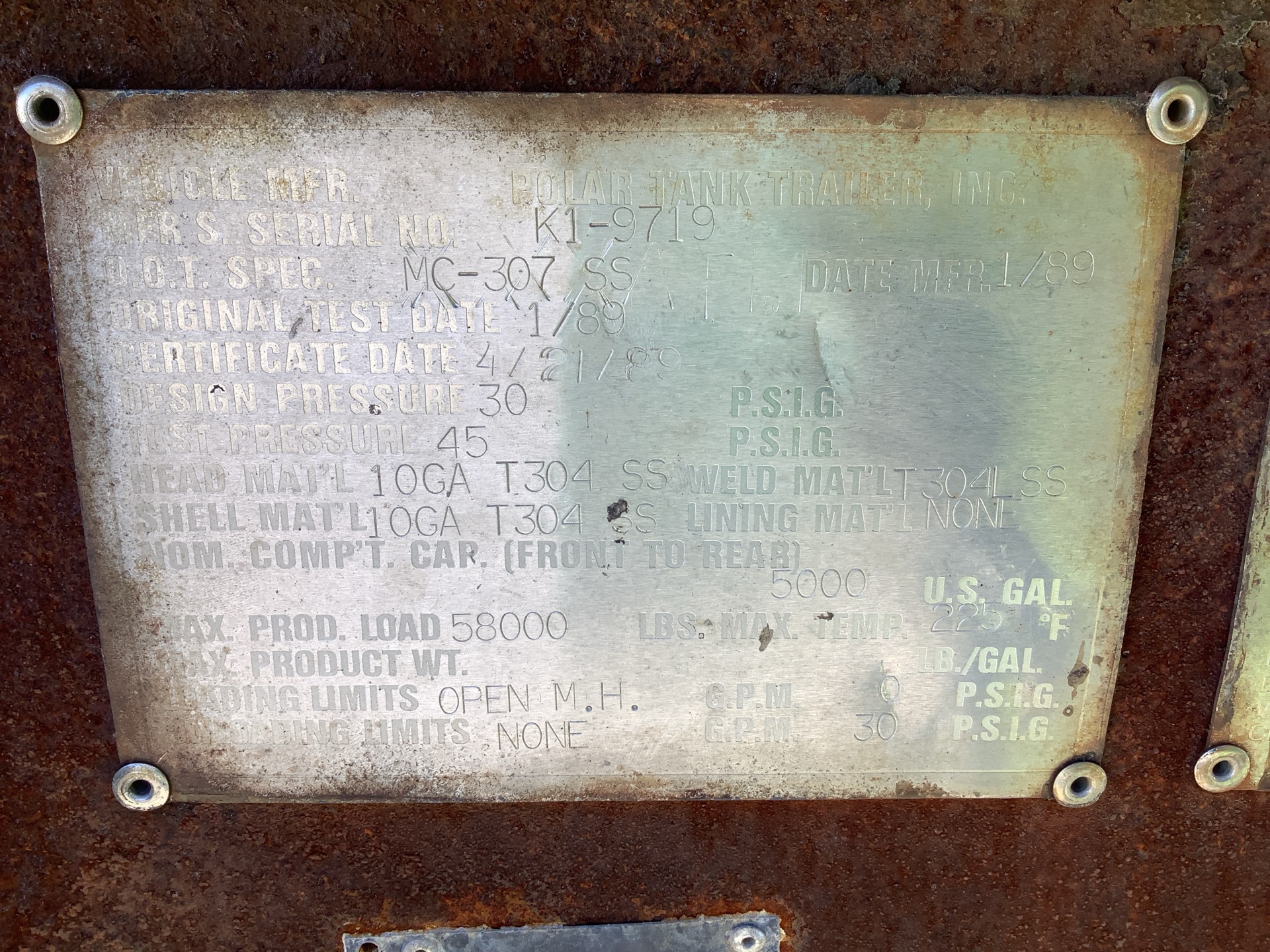 Metal ID Plate Image