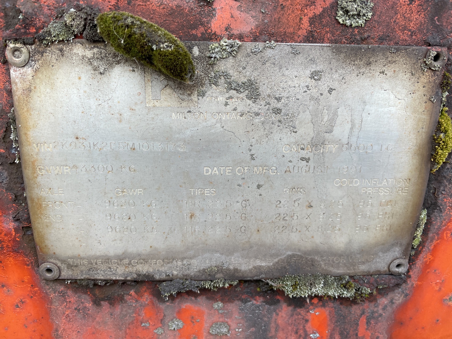 Metal ID Plate Image