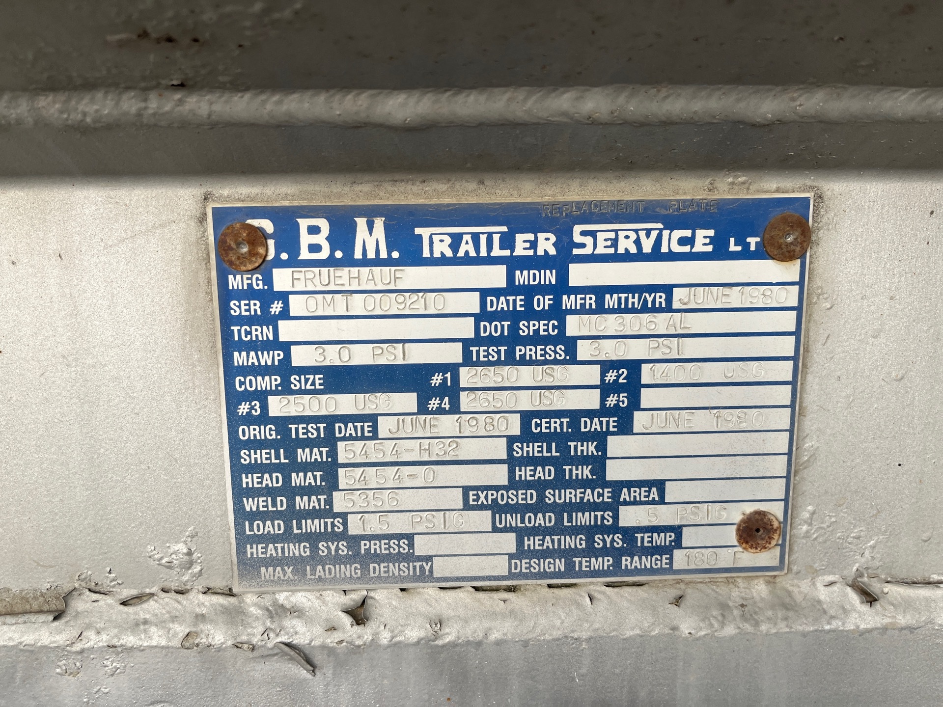 Metal ID Plate Image