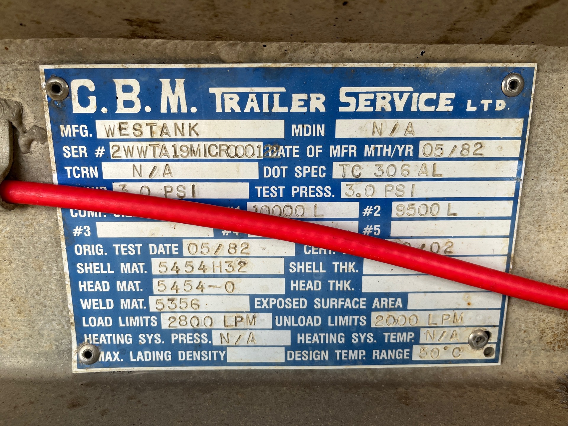 Metal ID Plate Image