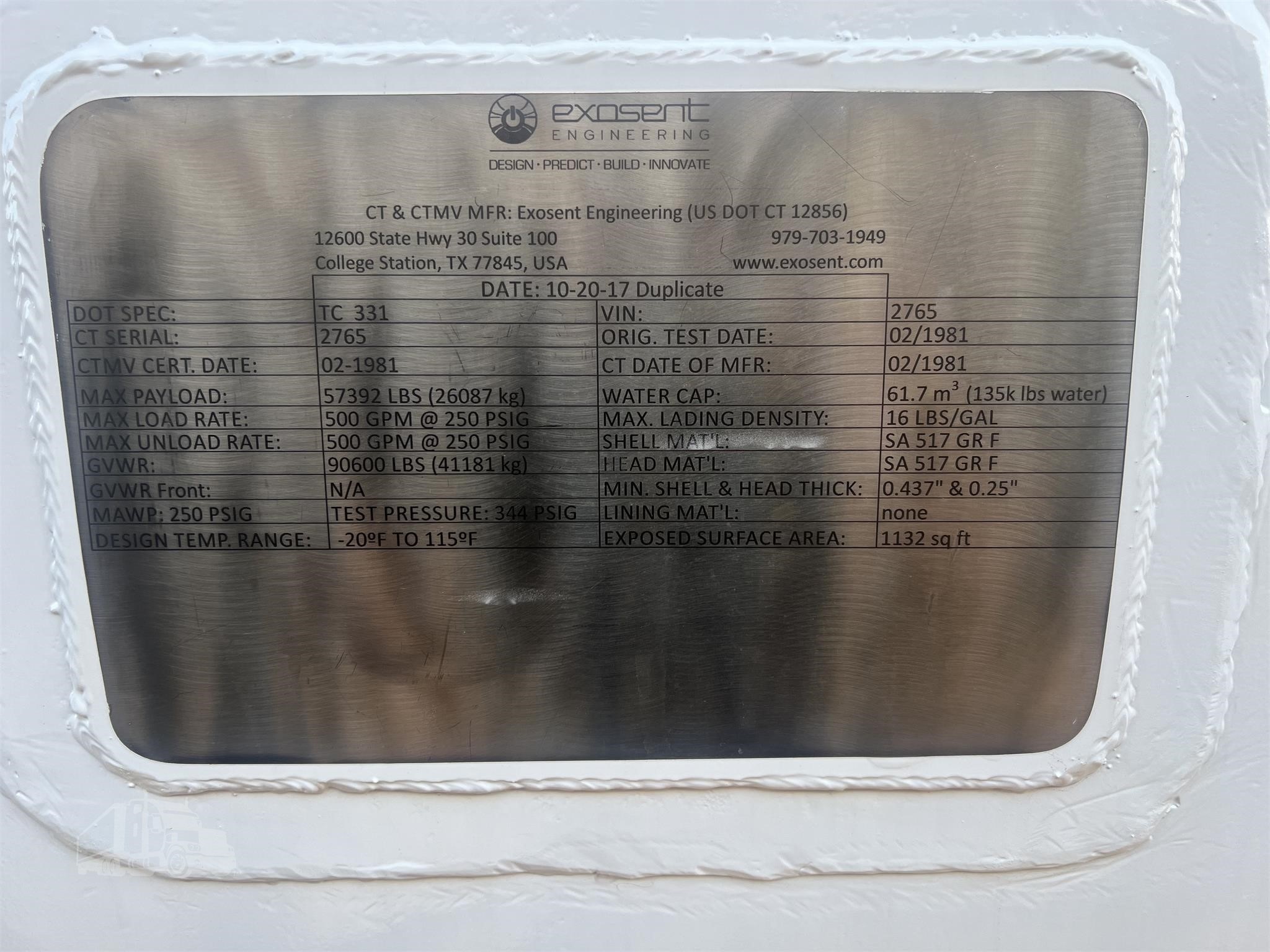Metal ID Plate Image