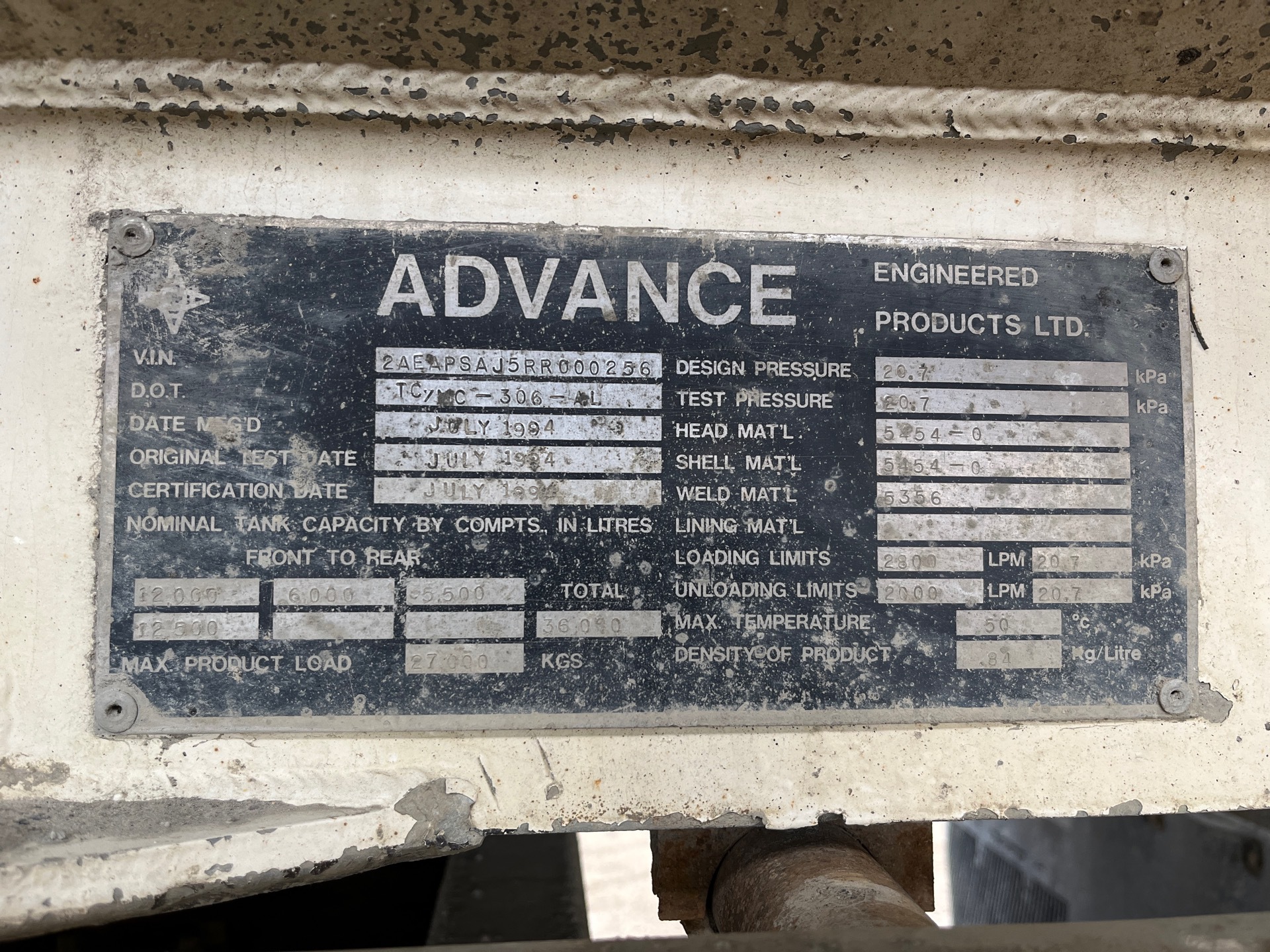 Metal ID Plate Image
