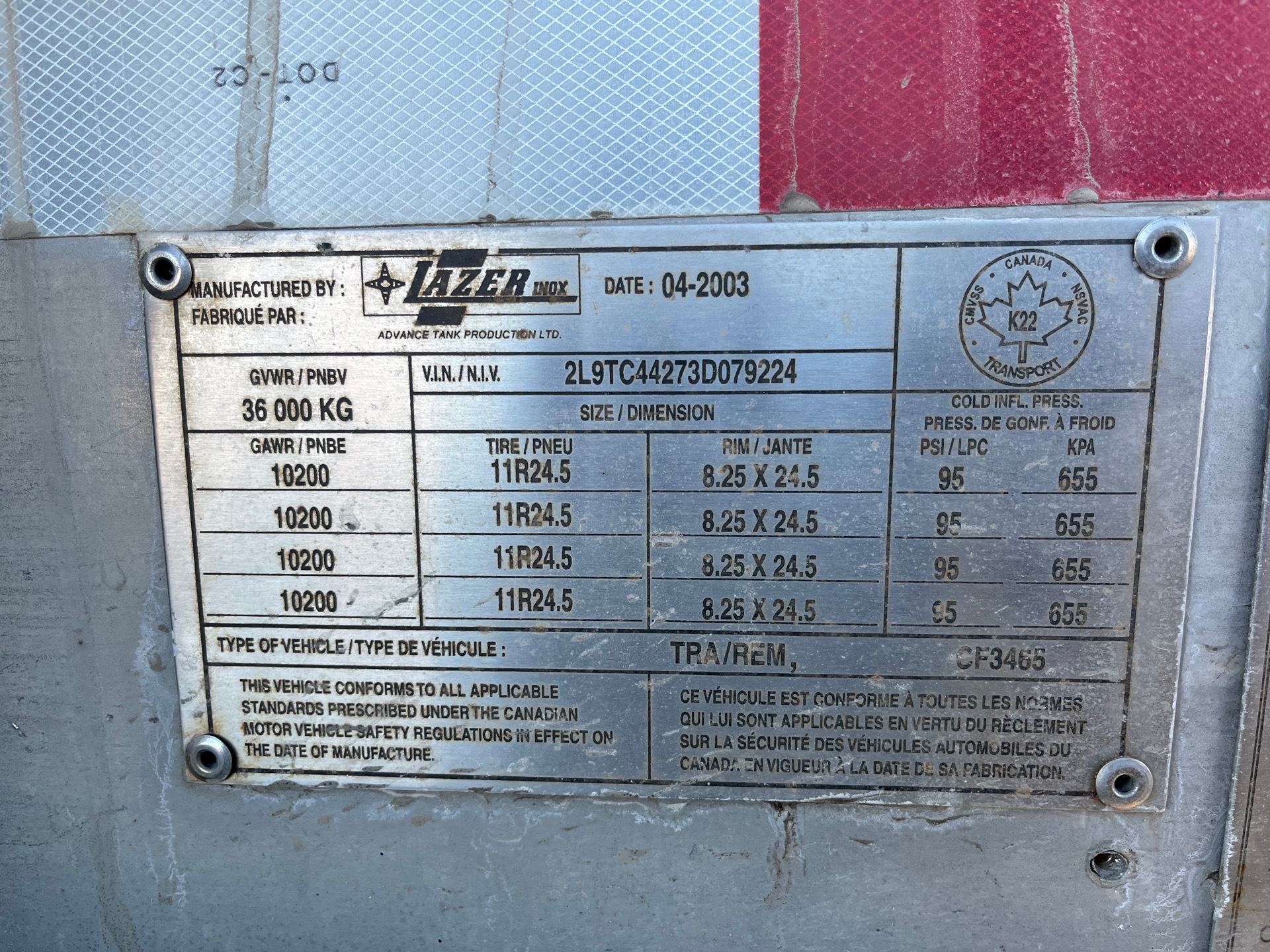Metal ID Plate Image