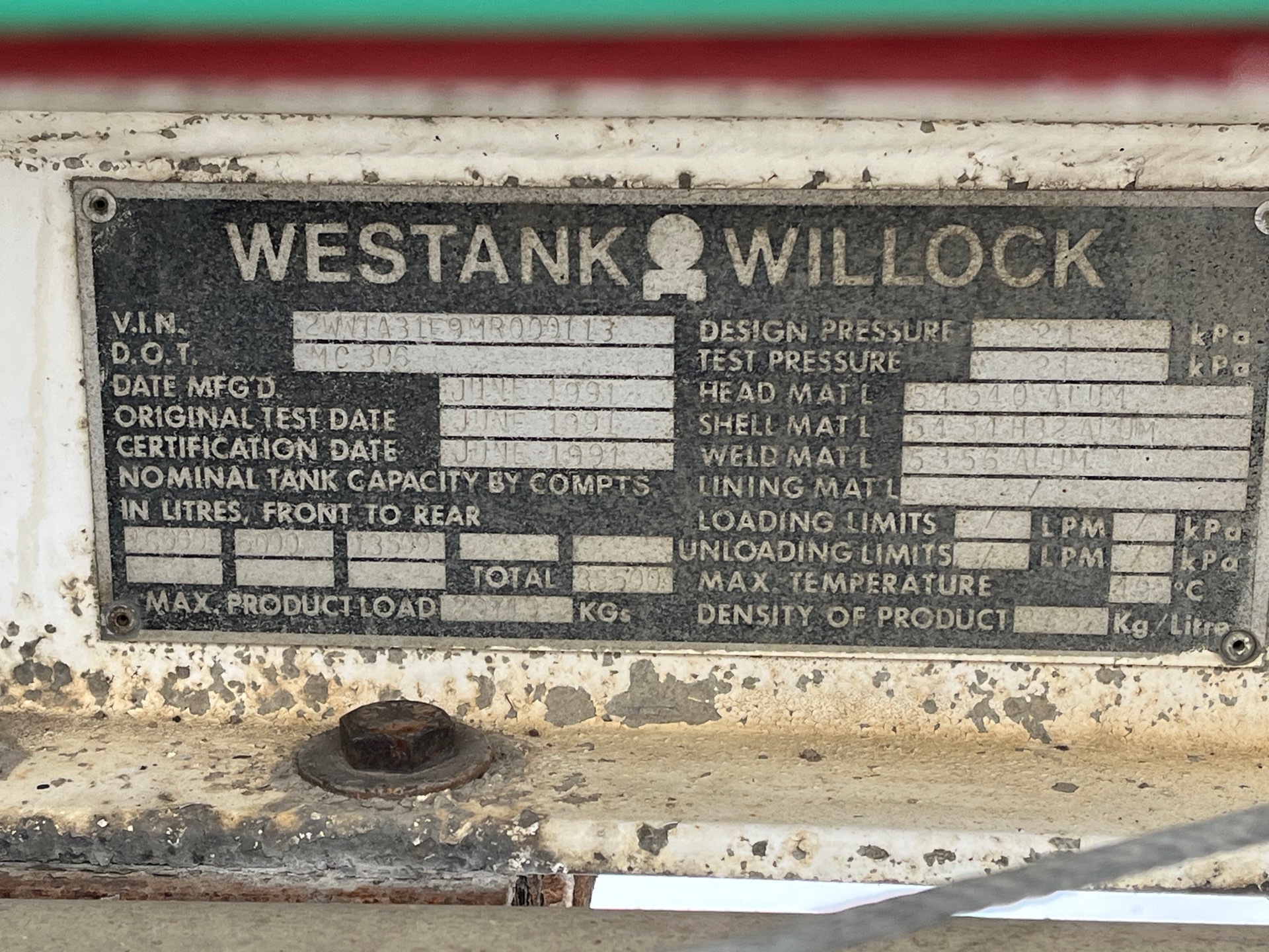 Metal ID Plate Image
