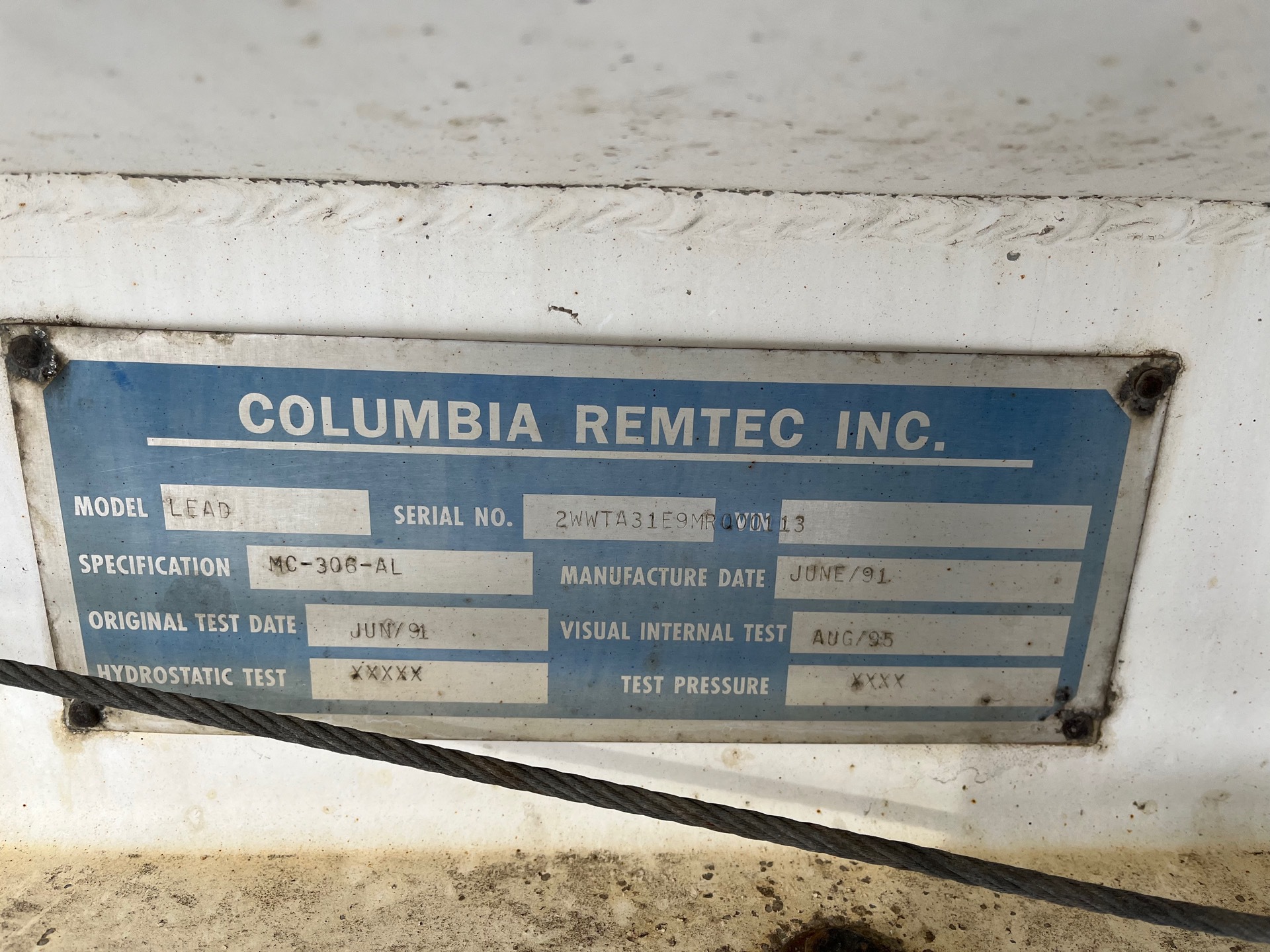Metal ID Plate Image