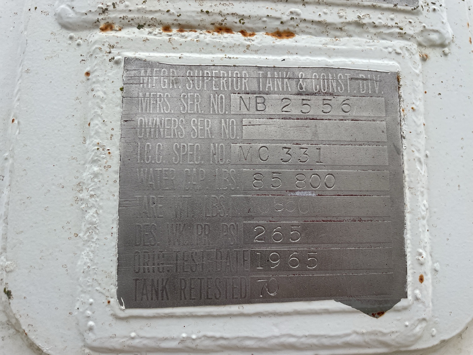 Metal ID Plate Image