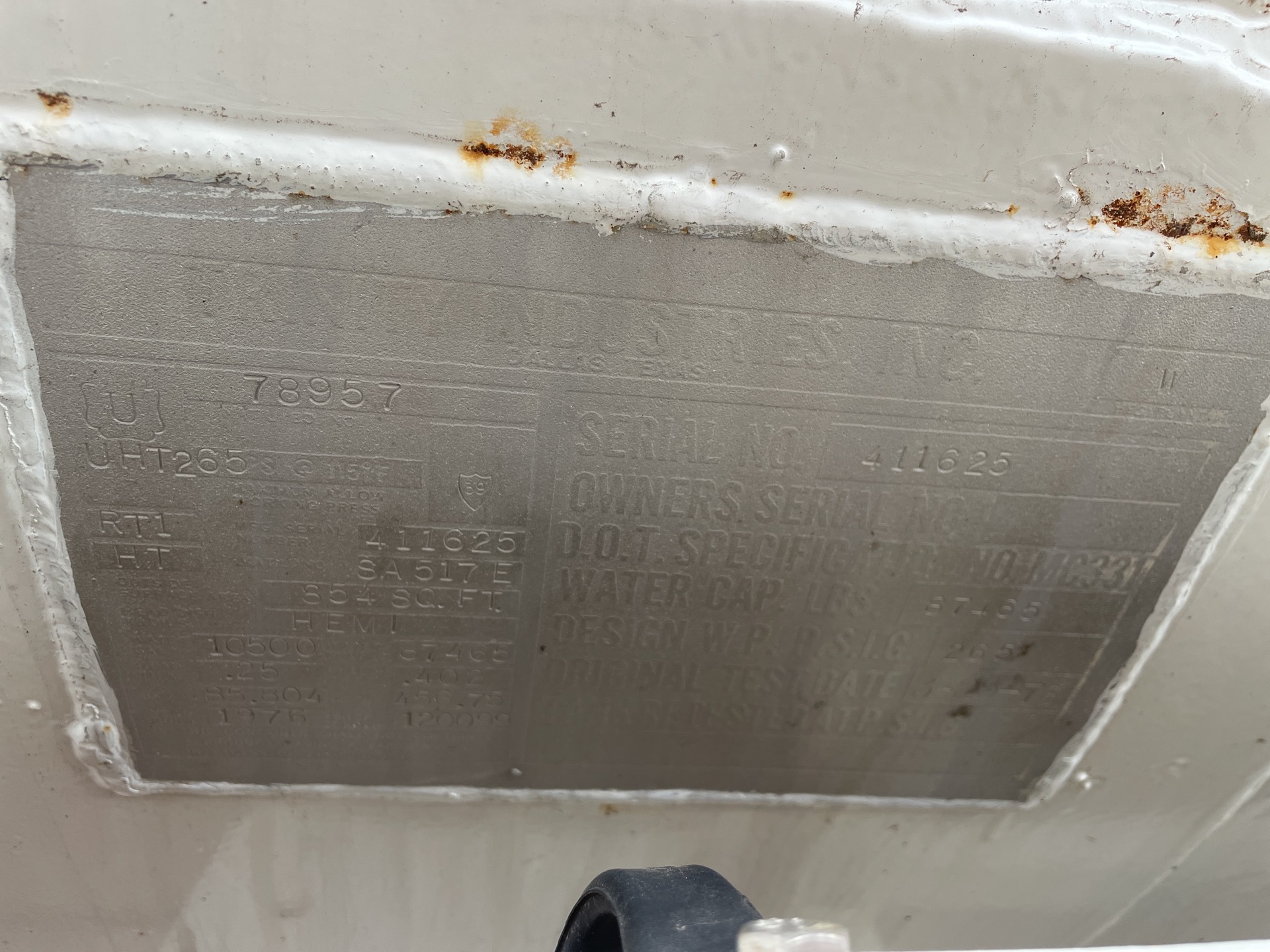 Metal ID Plate Image