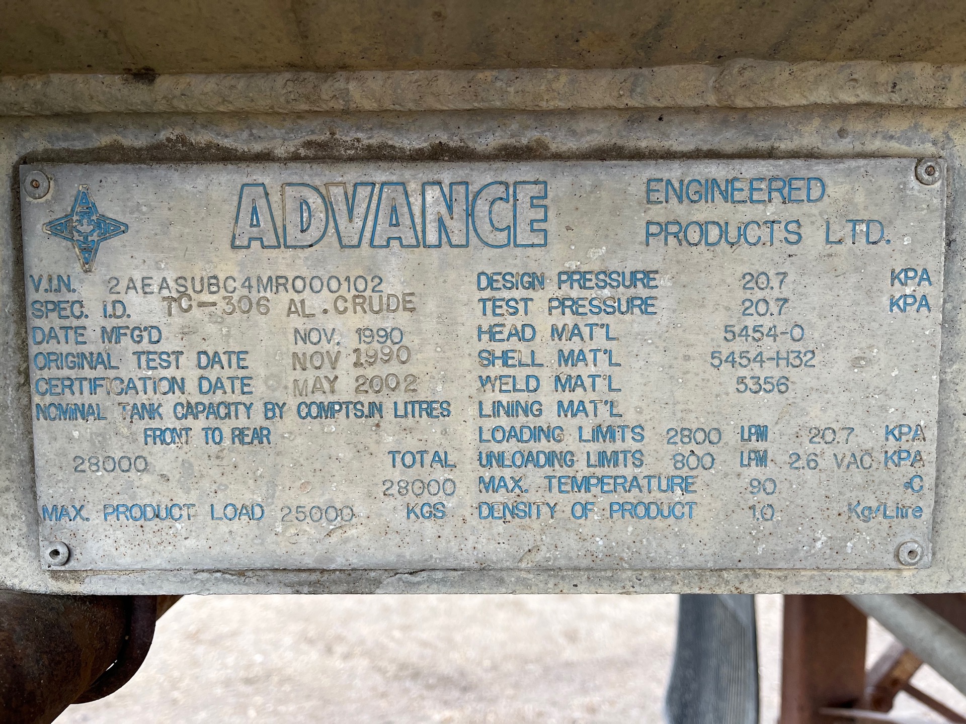 Metal ID Plate Image