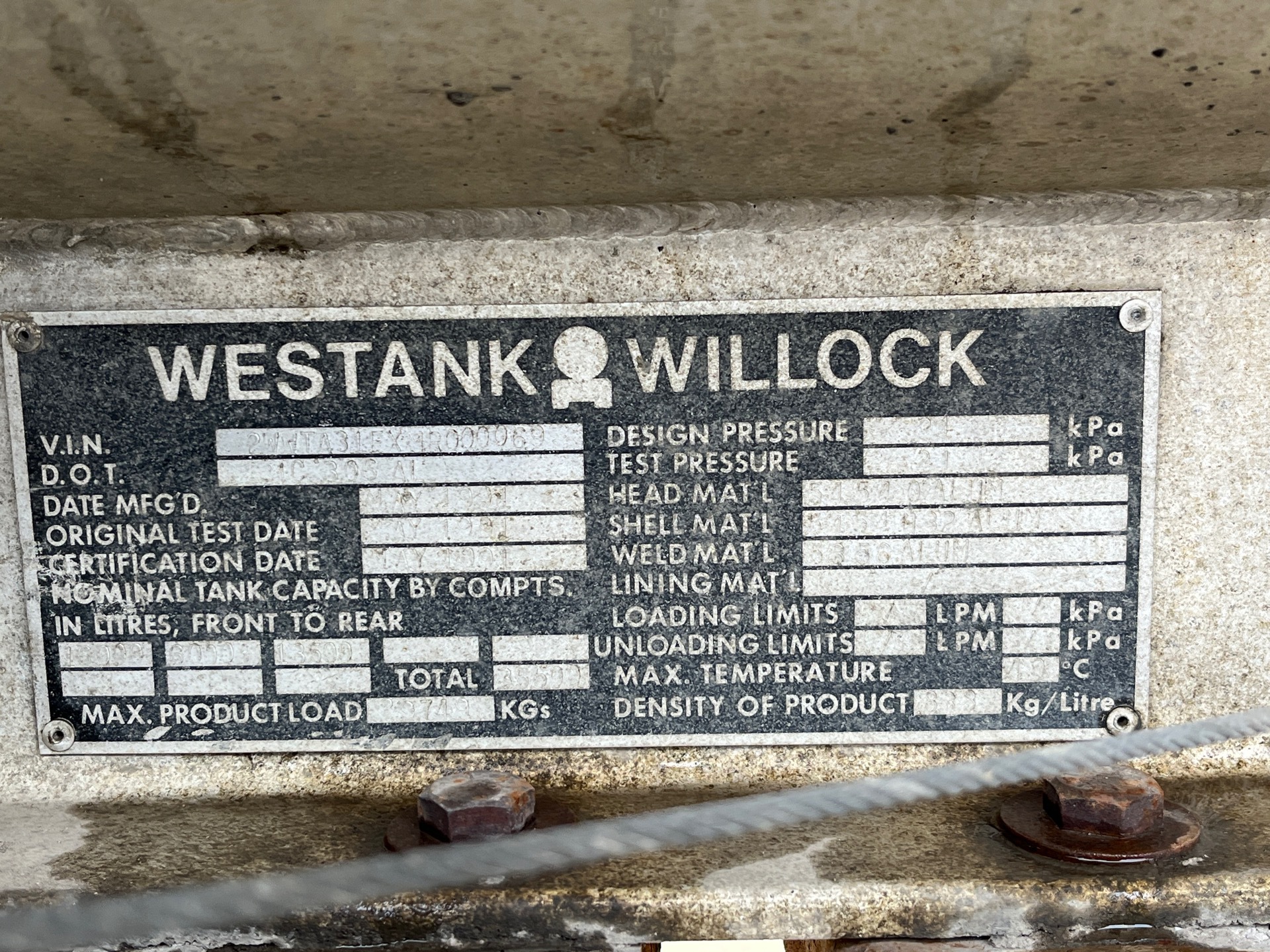 Metal ID Plate Image