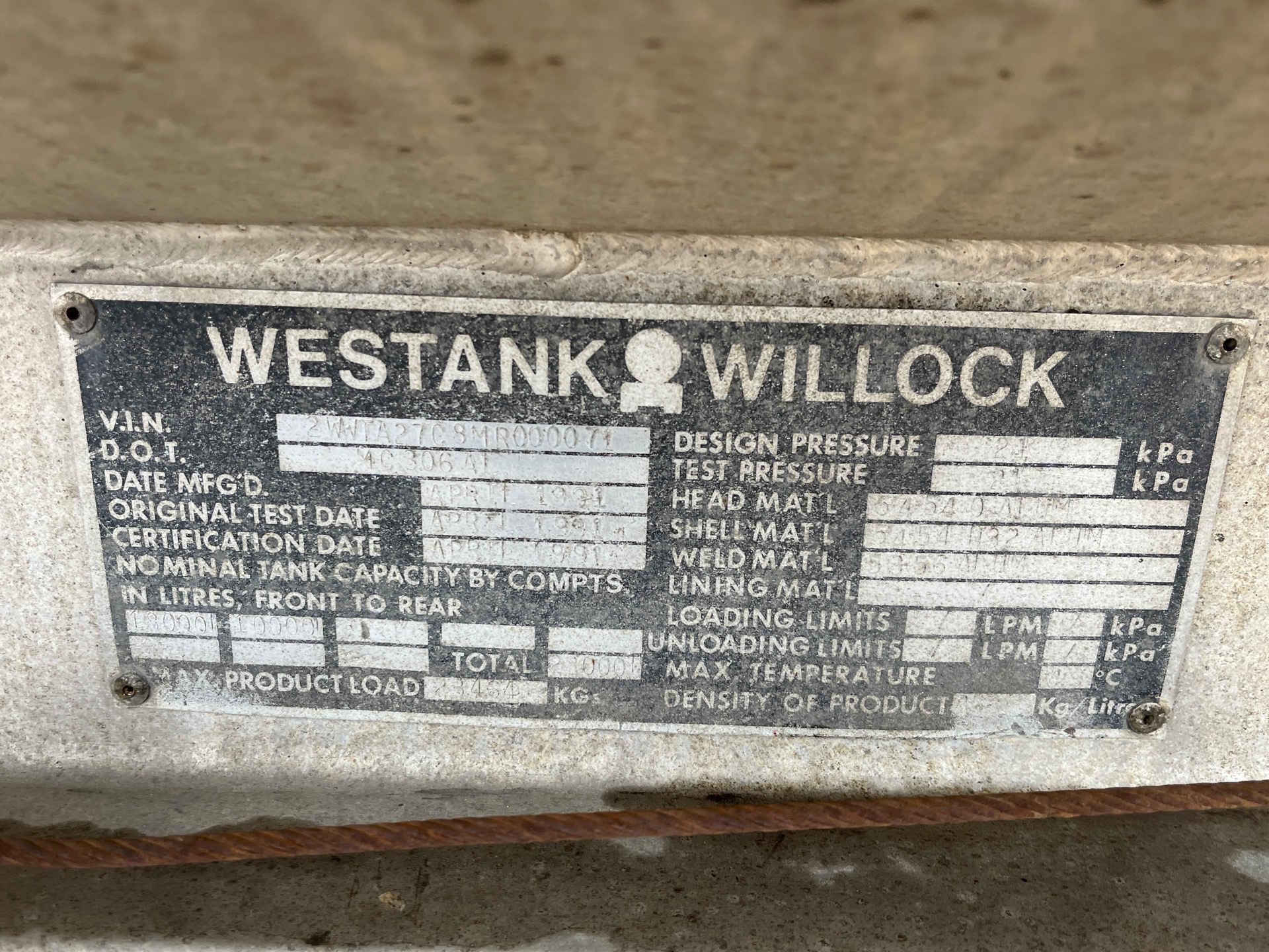 Metal ID Plate Image