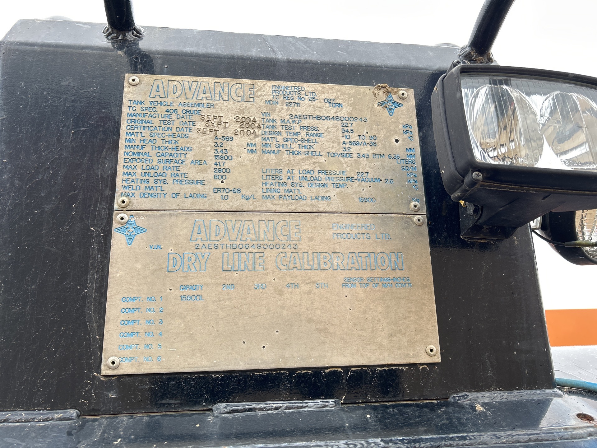 Metal ID Plate Image