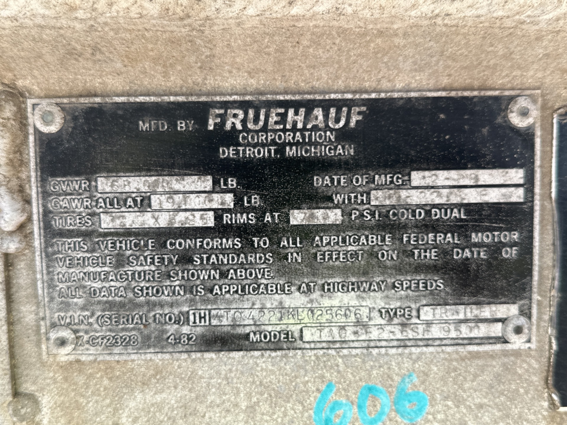 Metal ID Plate Image
