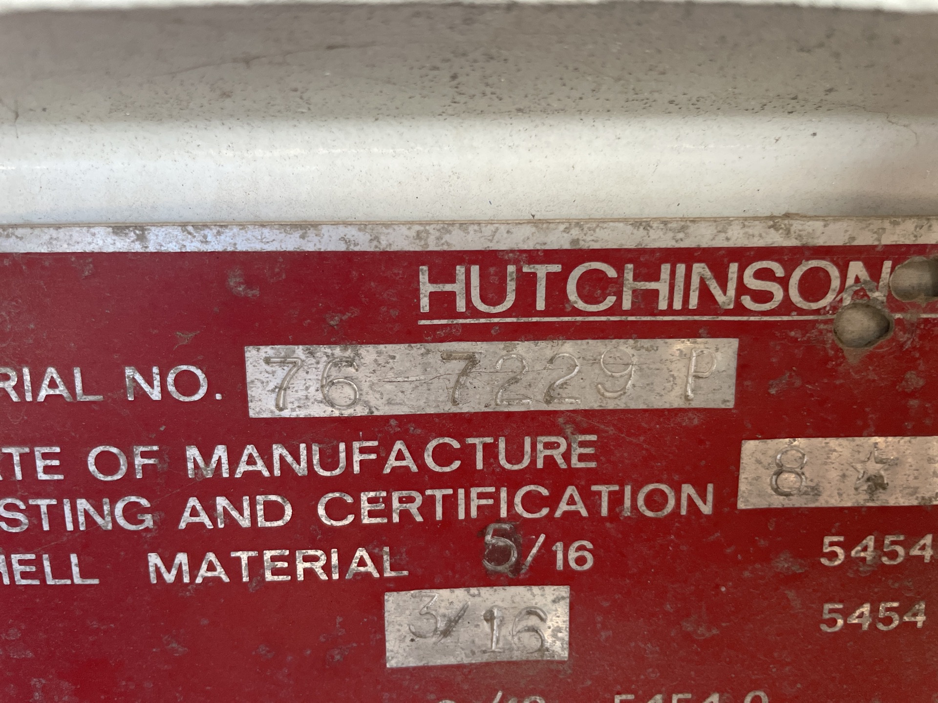 Metal ID Plate Image