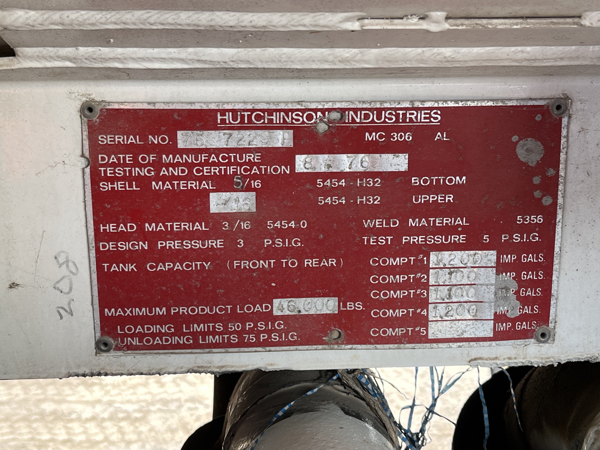 Metal ID Plate Image
