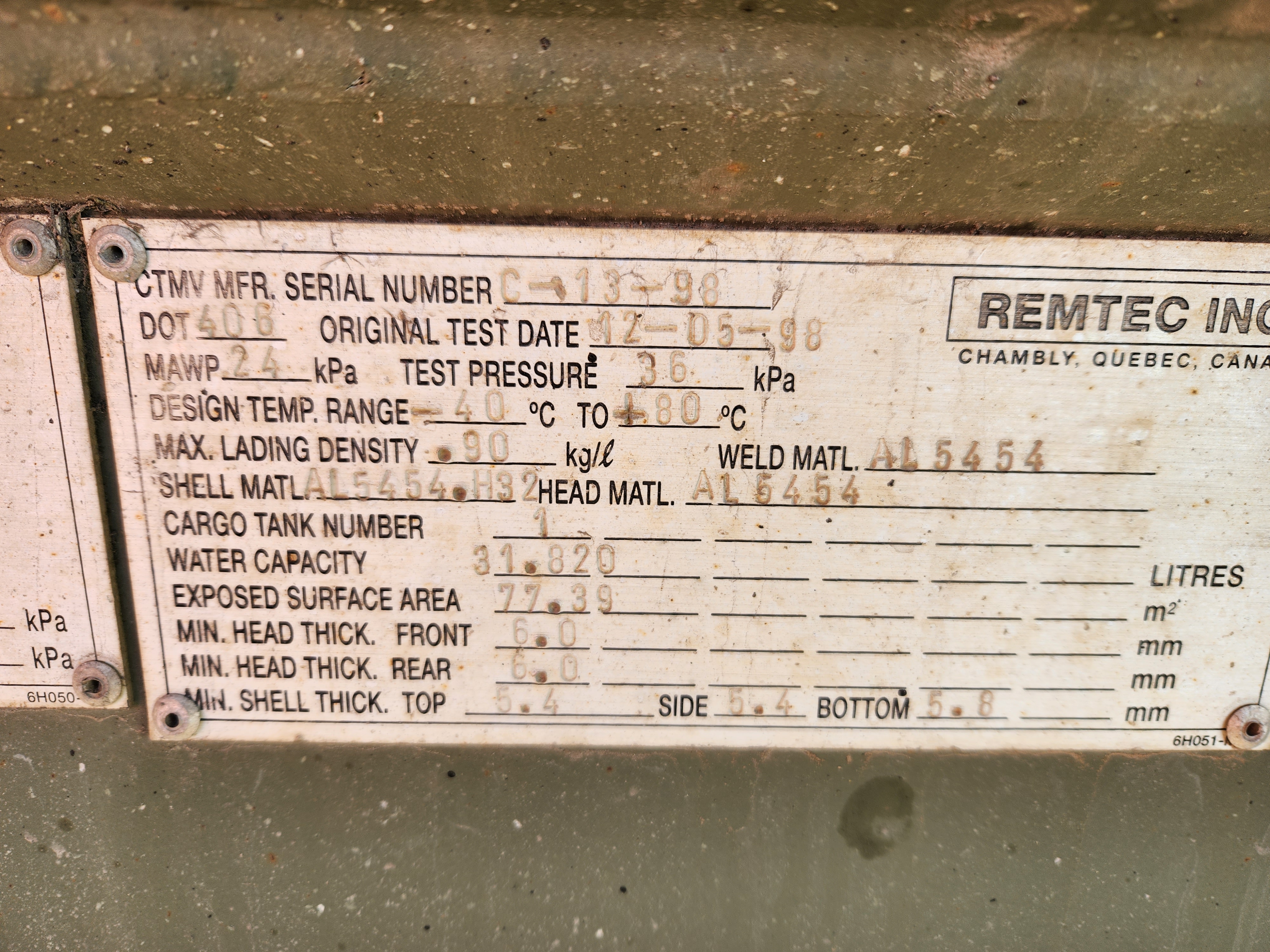 Metal ID Plate Image