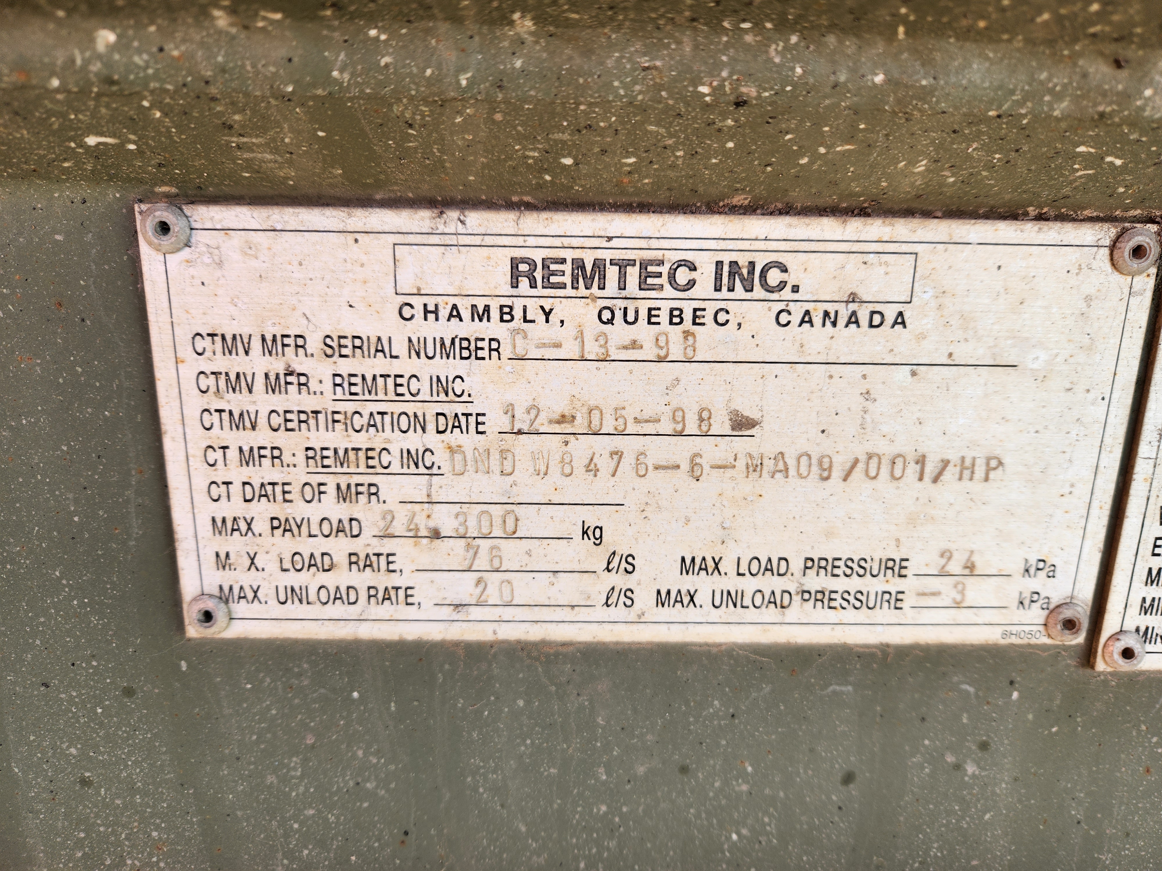 Metal ID Plate Image