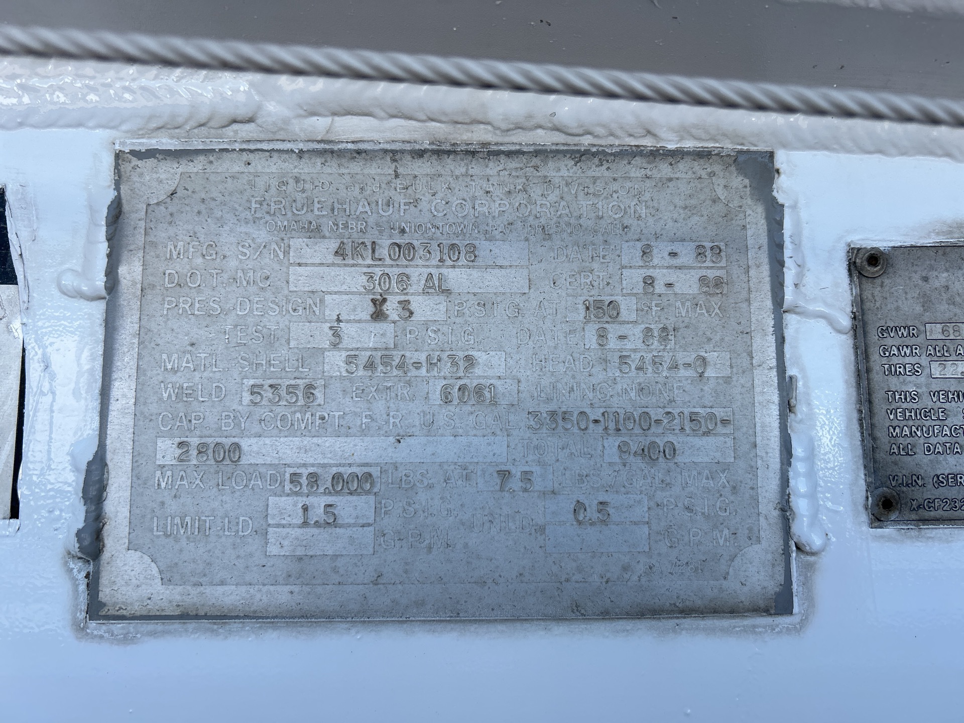 Metal ID Plate Image