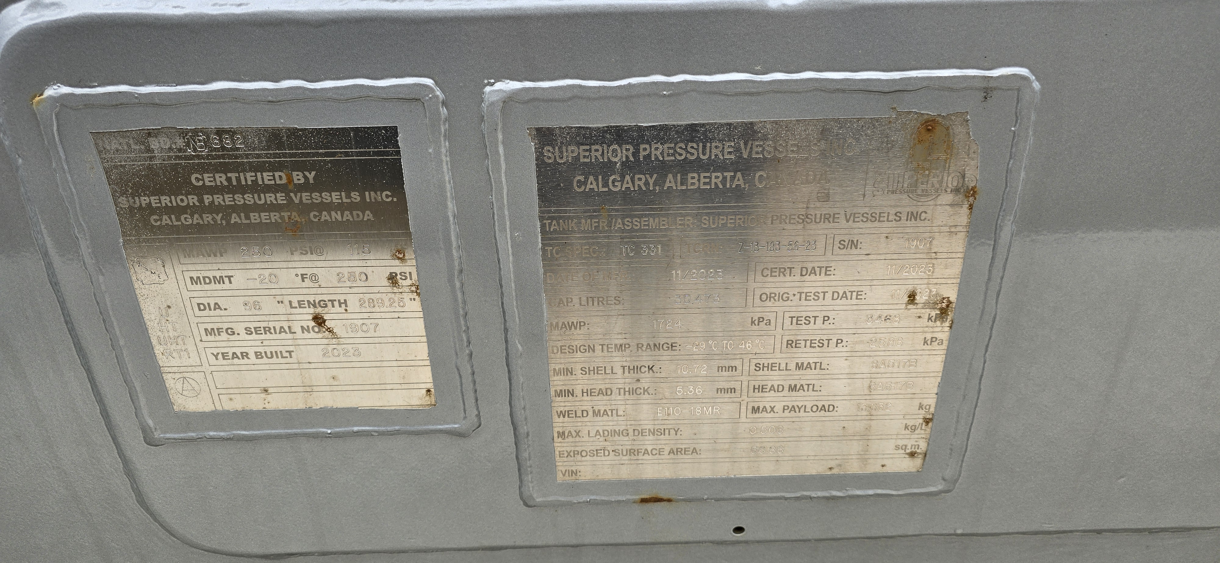 Metal ID Plate Image