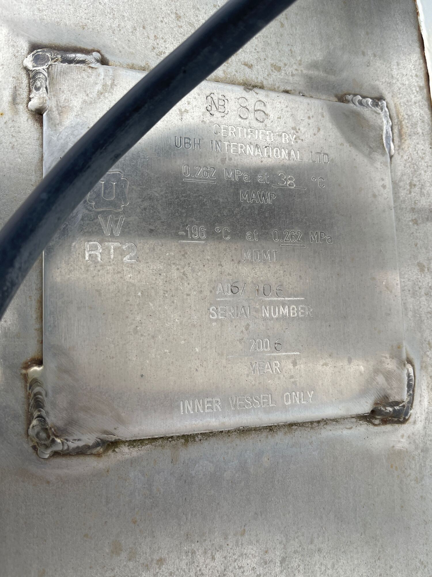 Metal ID Plate Image