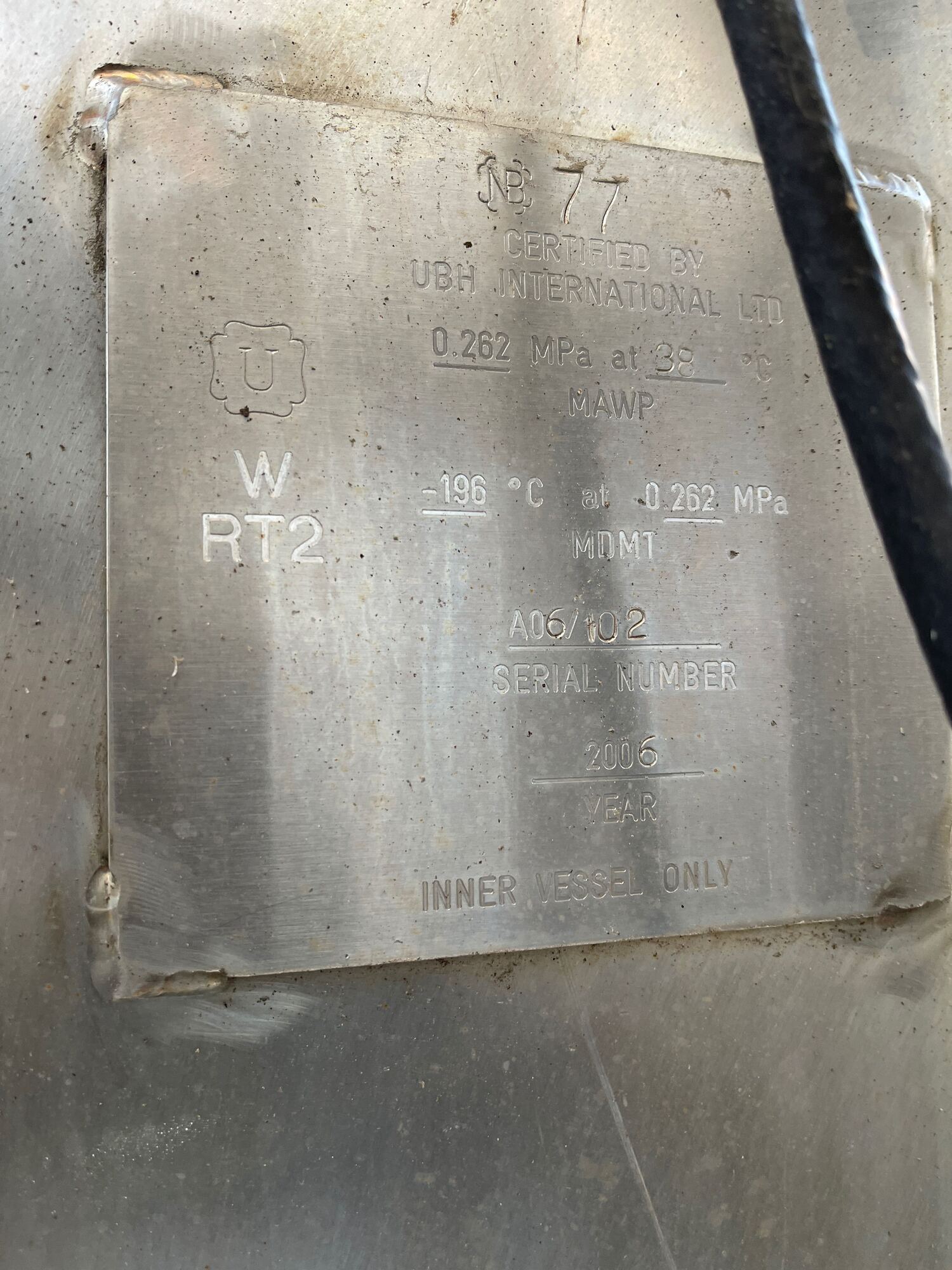 Metal ID Plate Image