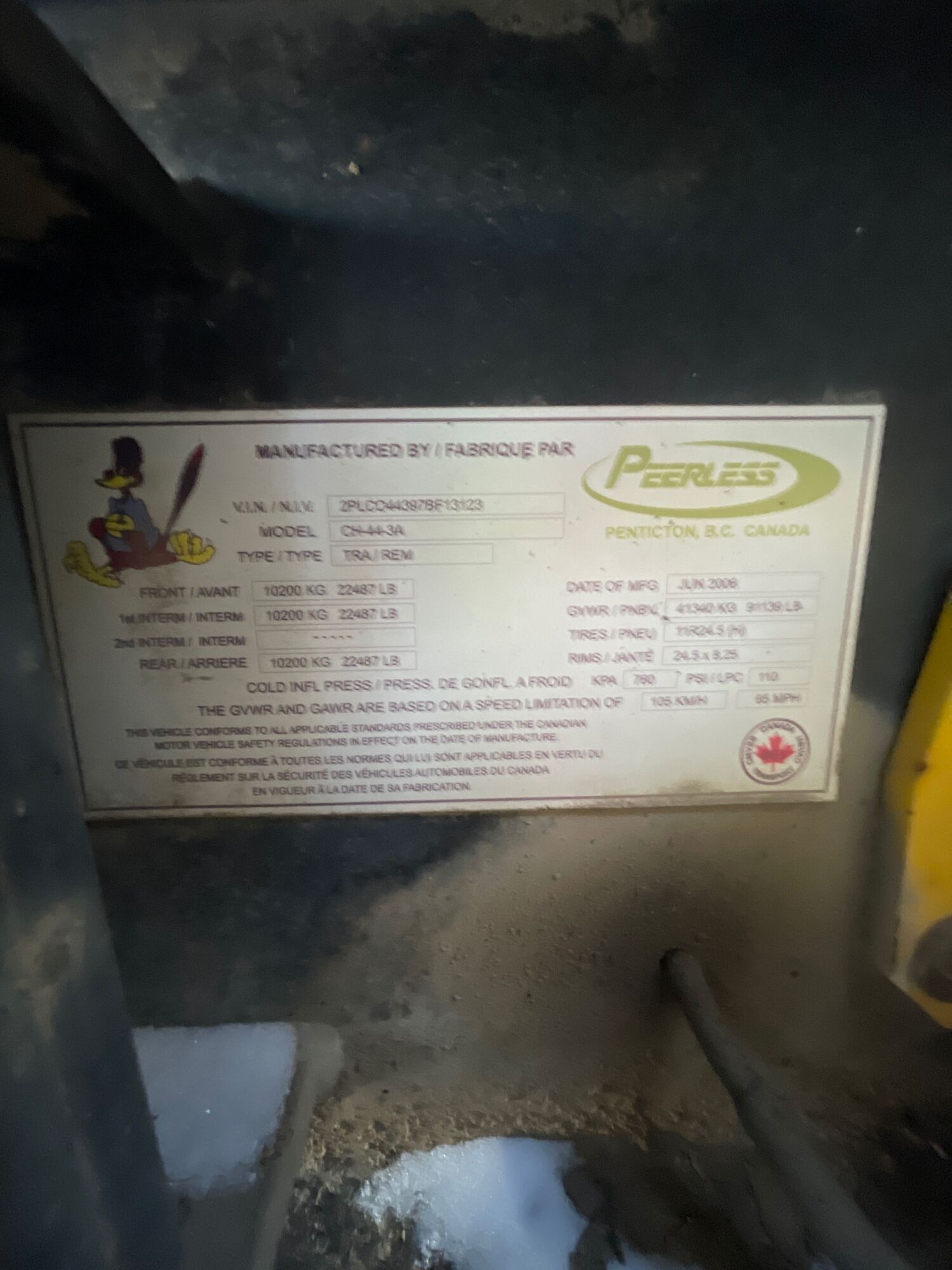 Metal ID Plate Image