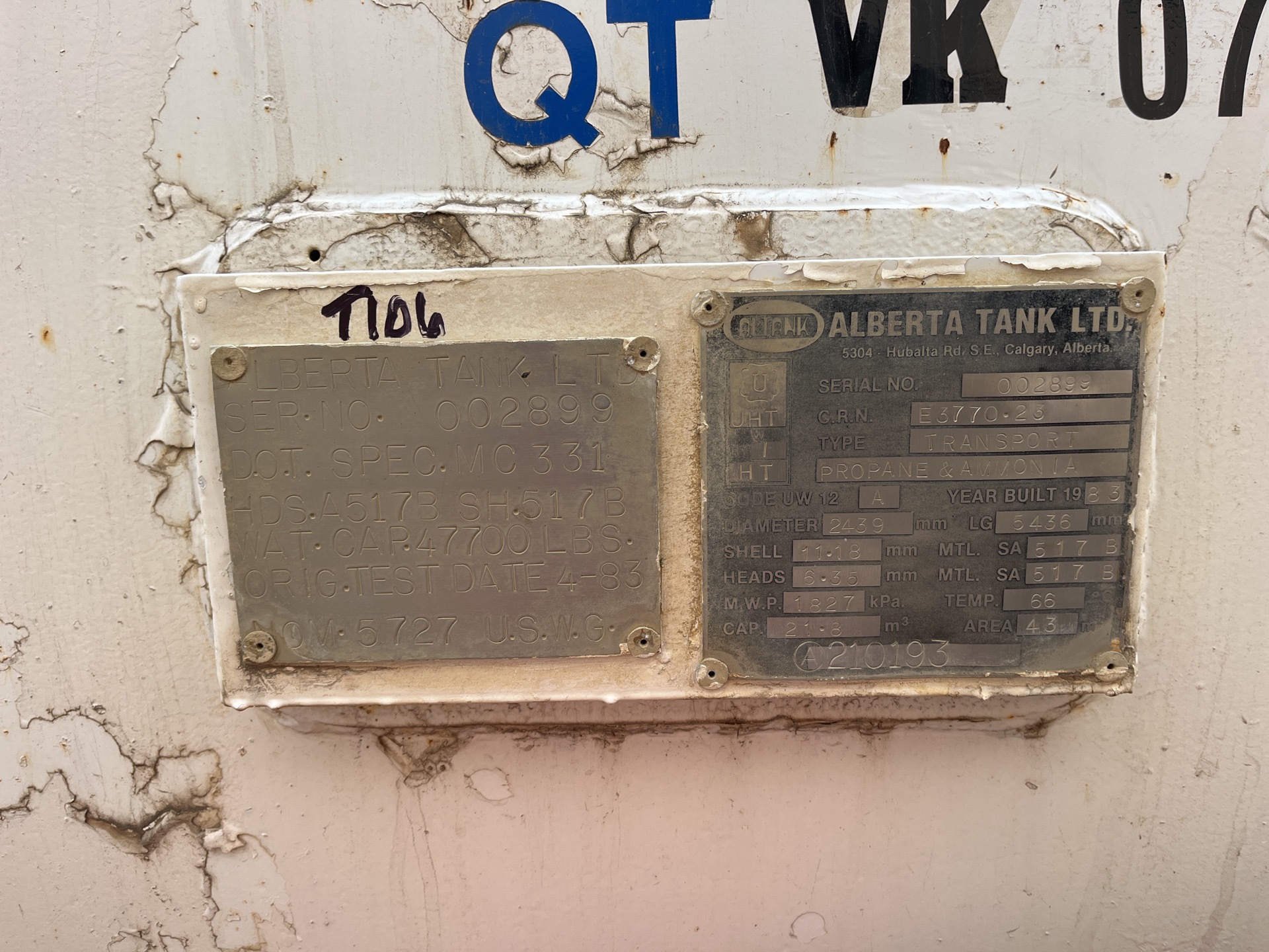 Metal ID Plate Image