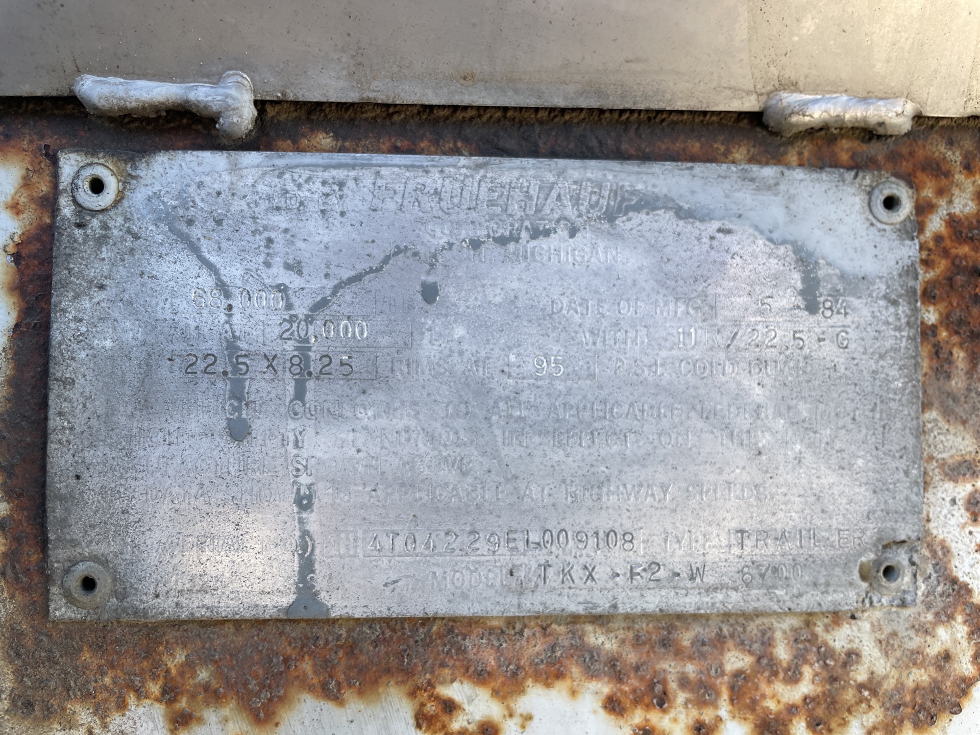 Metal ID Plate Image