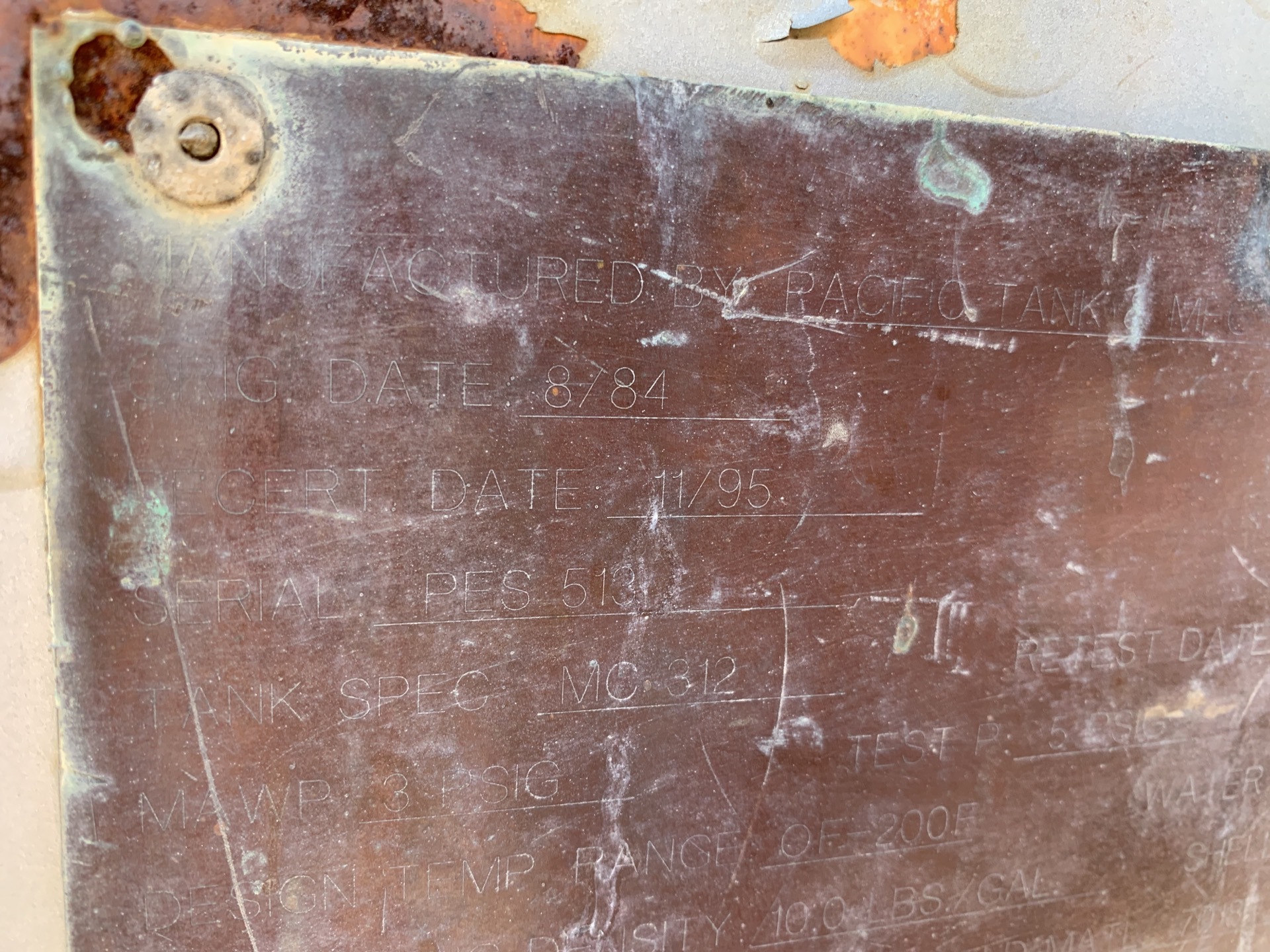 Metal ID Plate Image