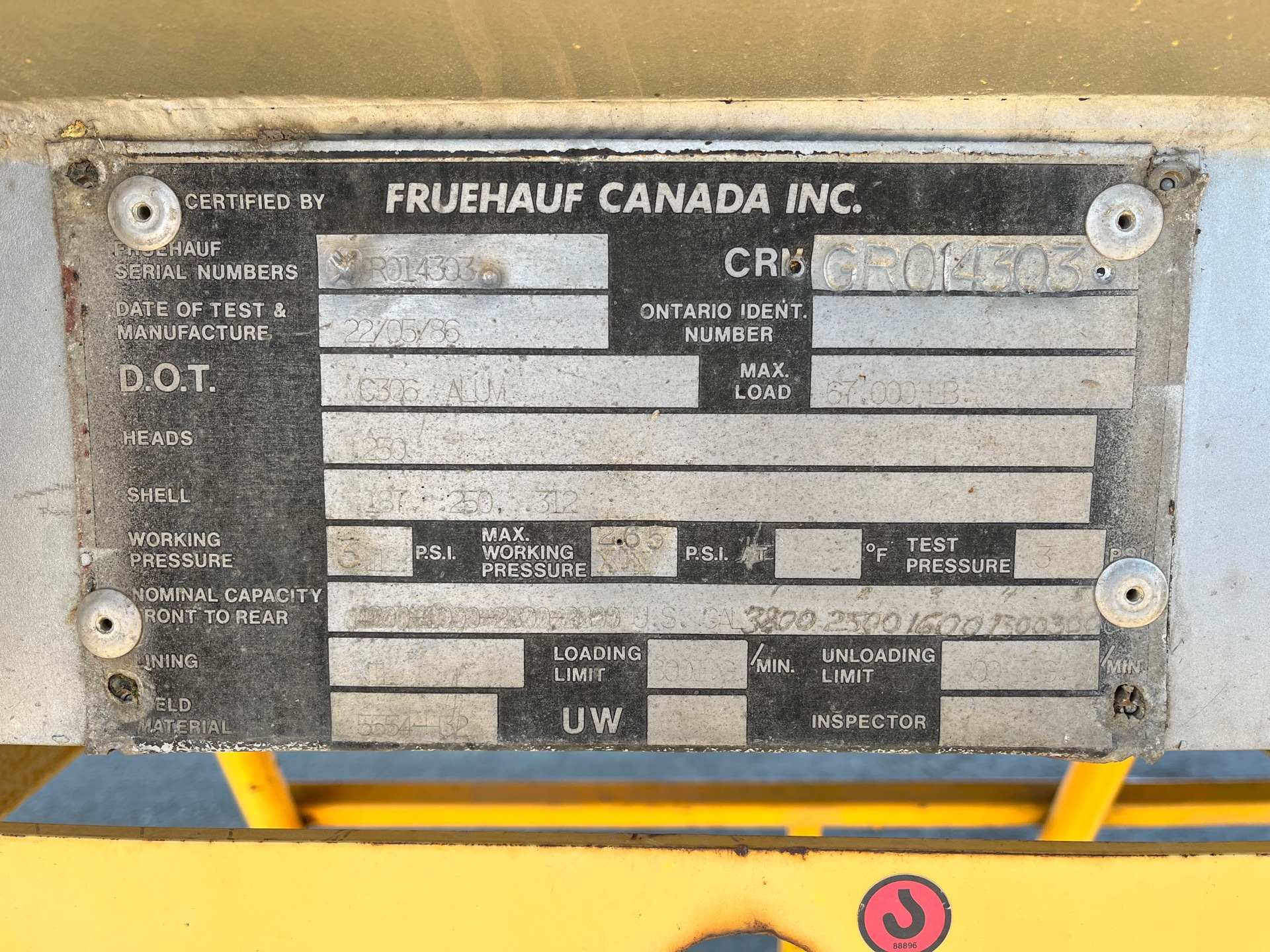 Metal ID Plate Image