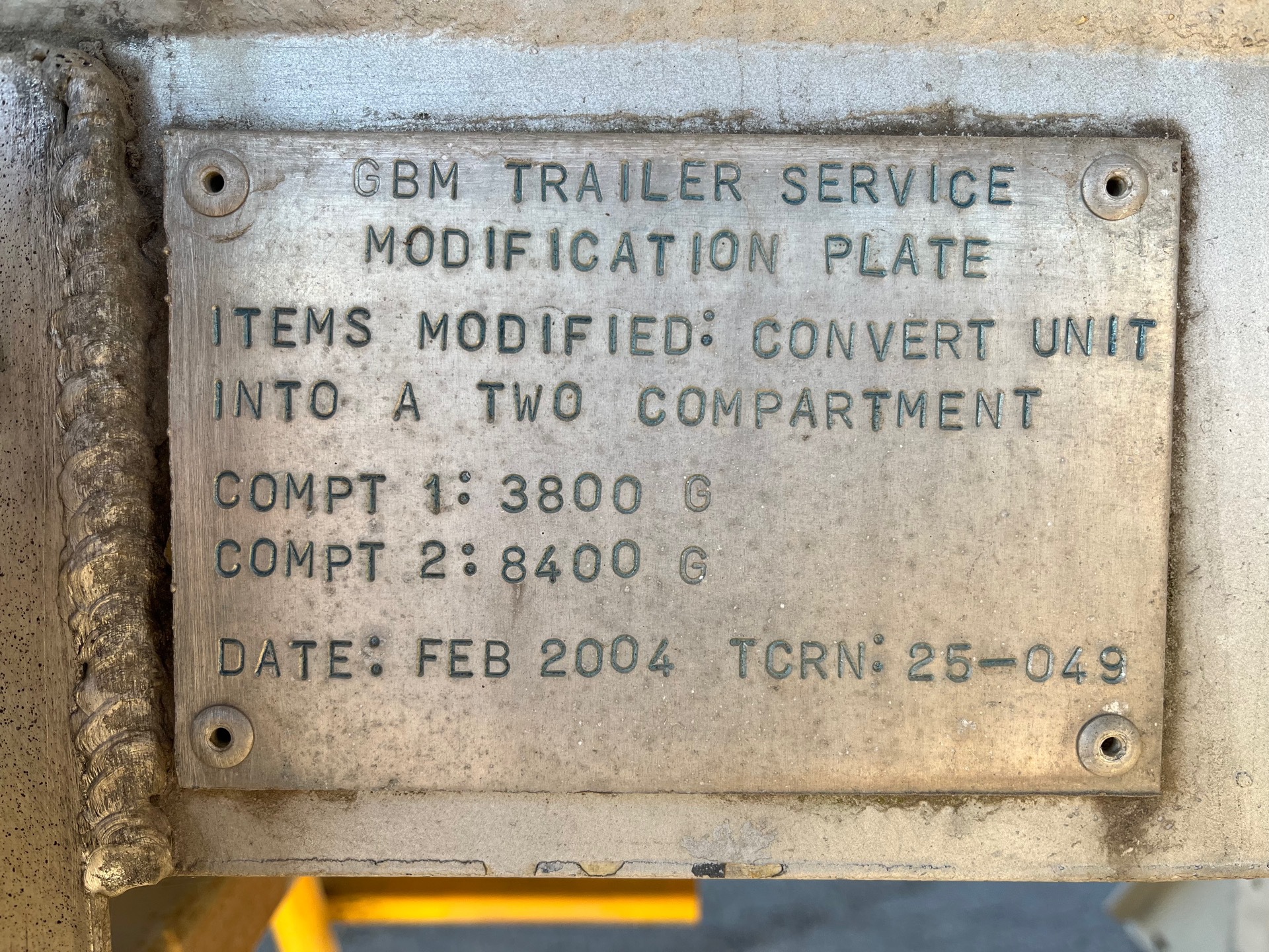 Metal ID Plate Image