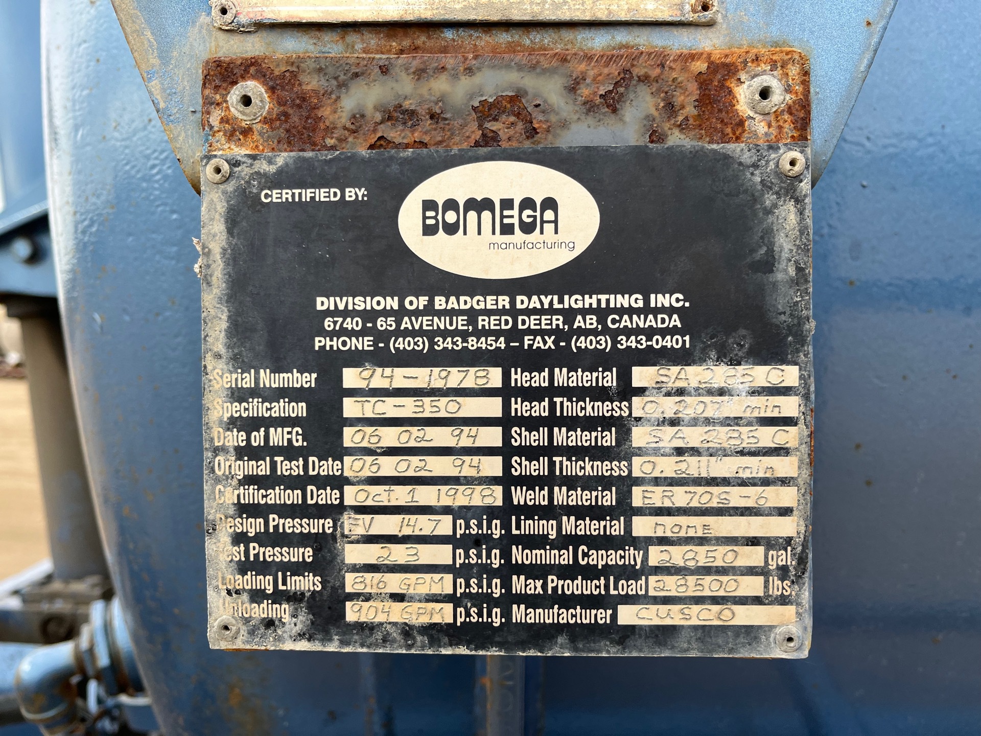 Metal ID Plate Image