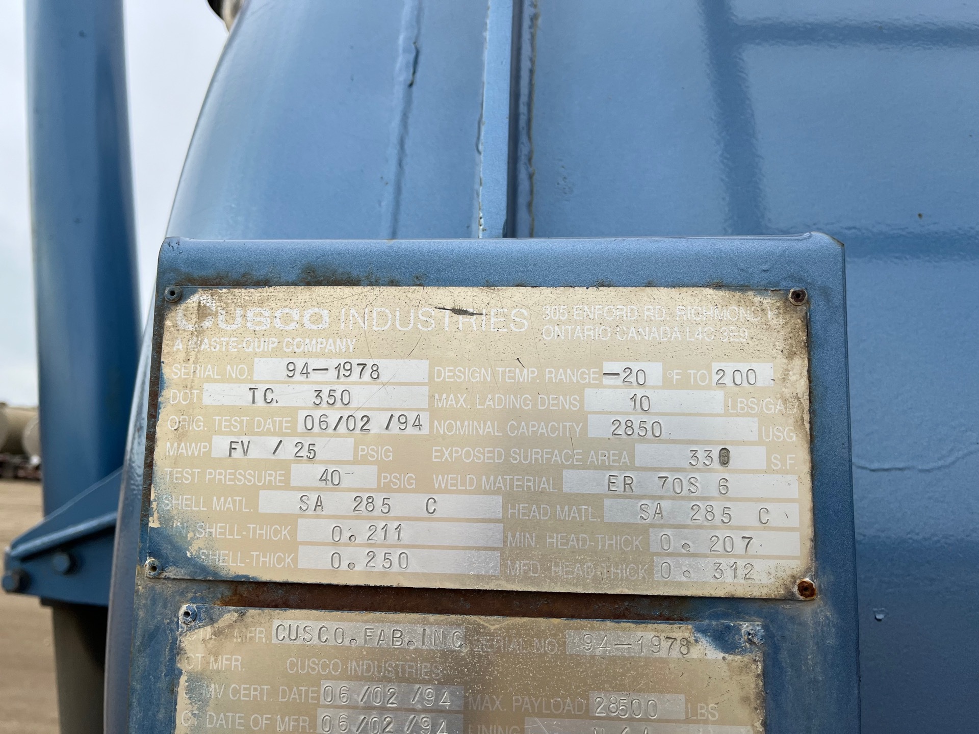 Metal ID Plate Image