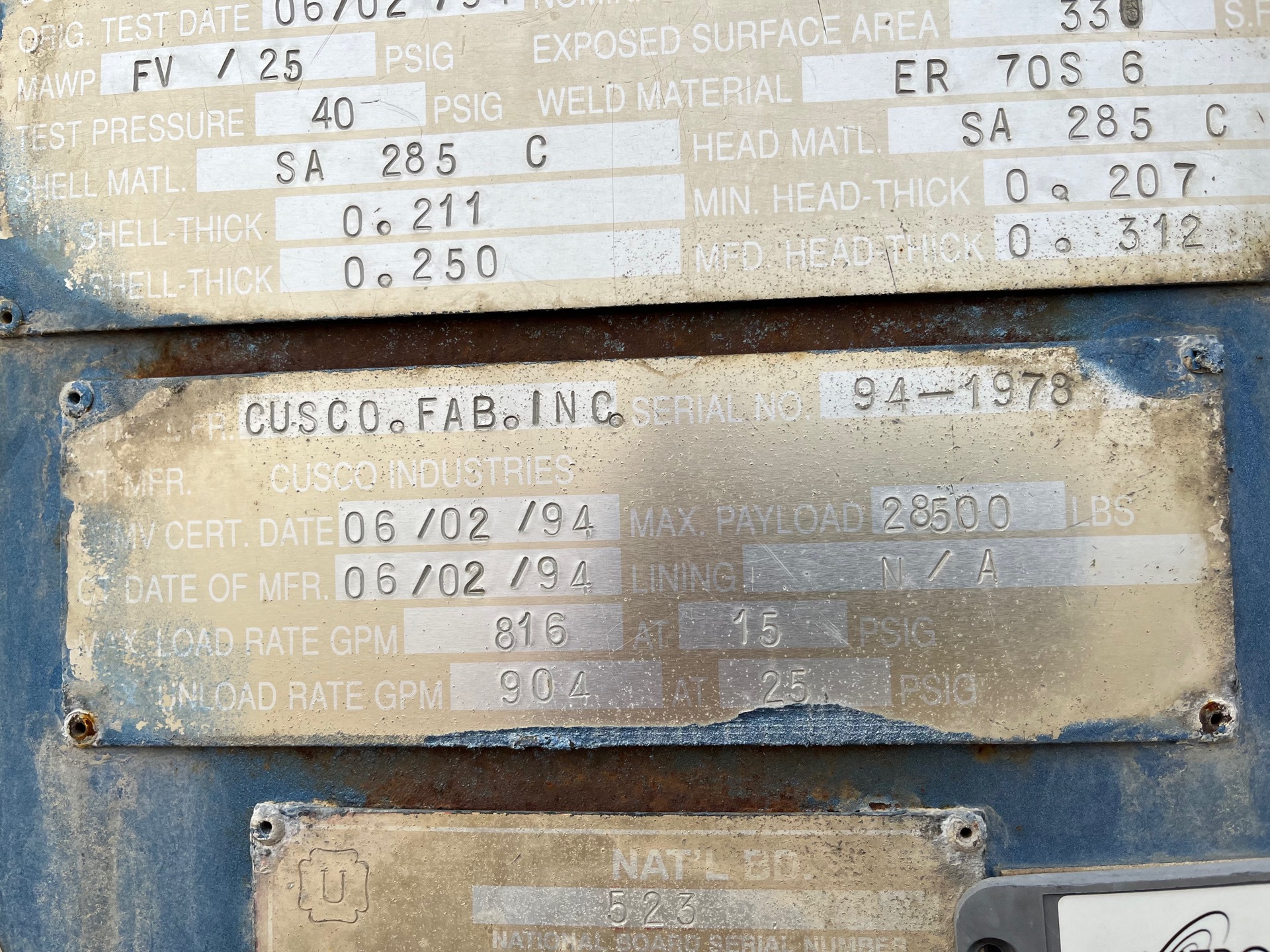 Metal ID Plate Image