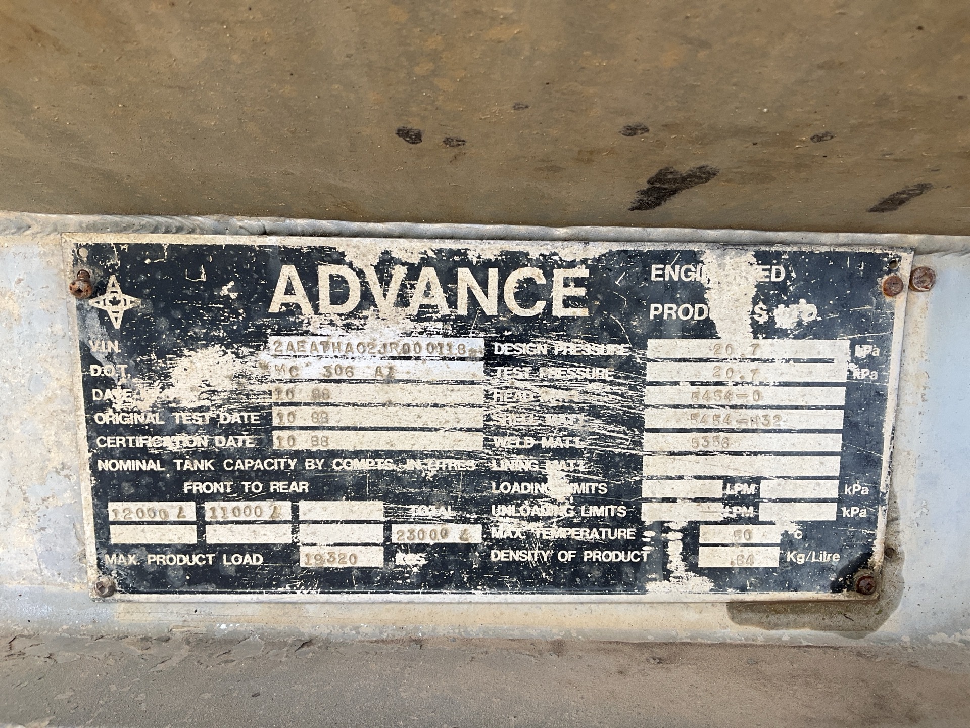 Metal ID Plate Image