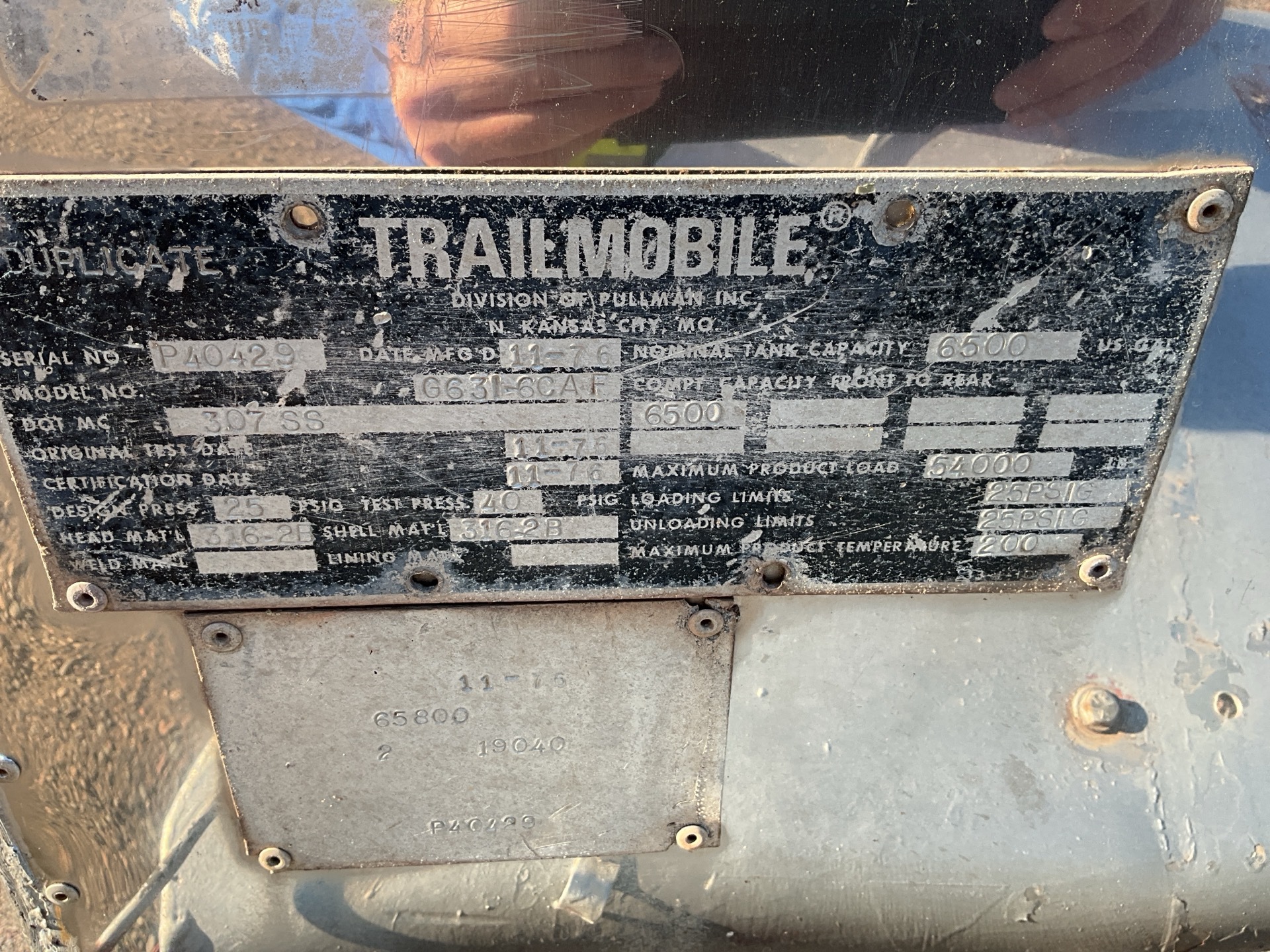 Metal ID Plate Image