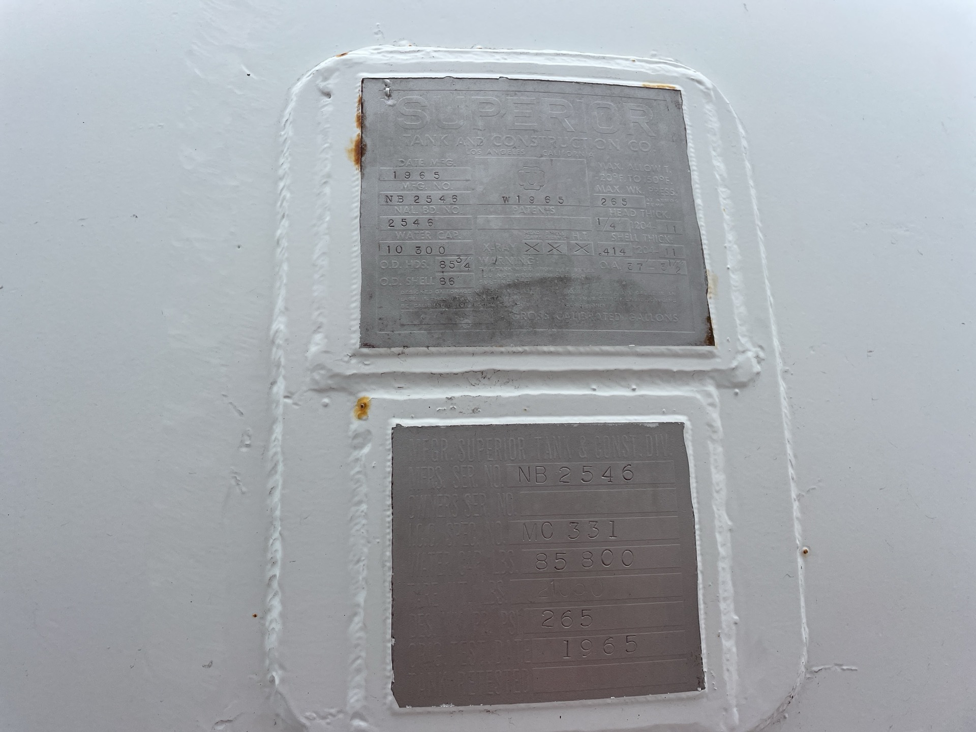 Metal ID Plate Image