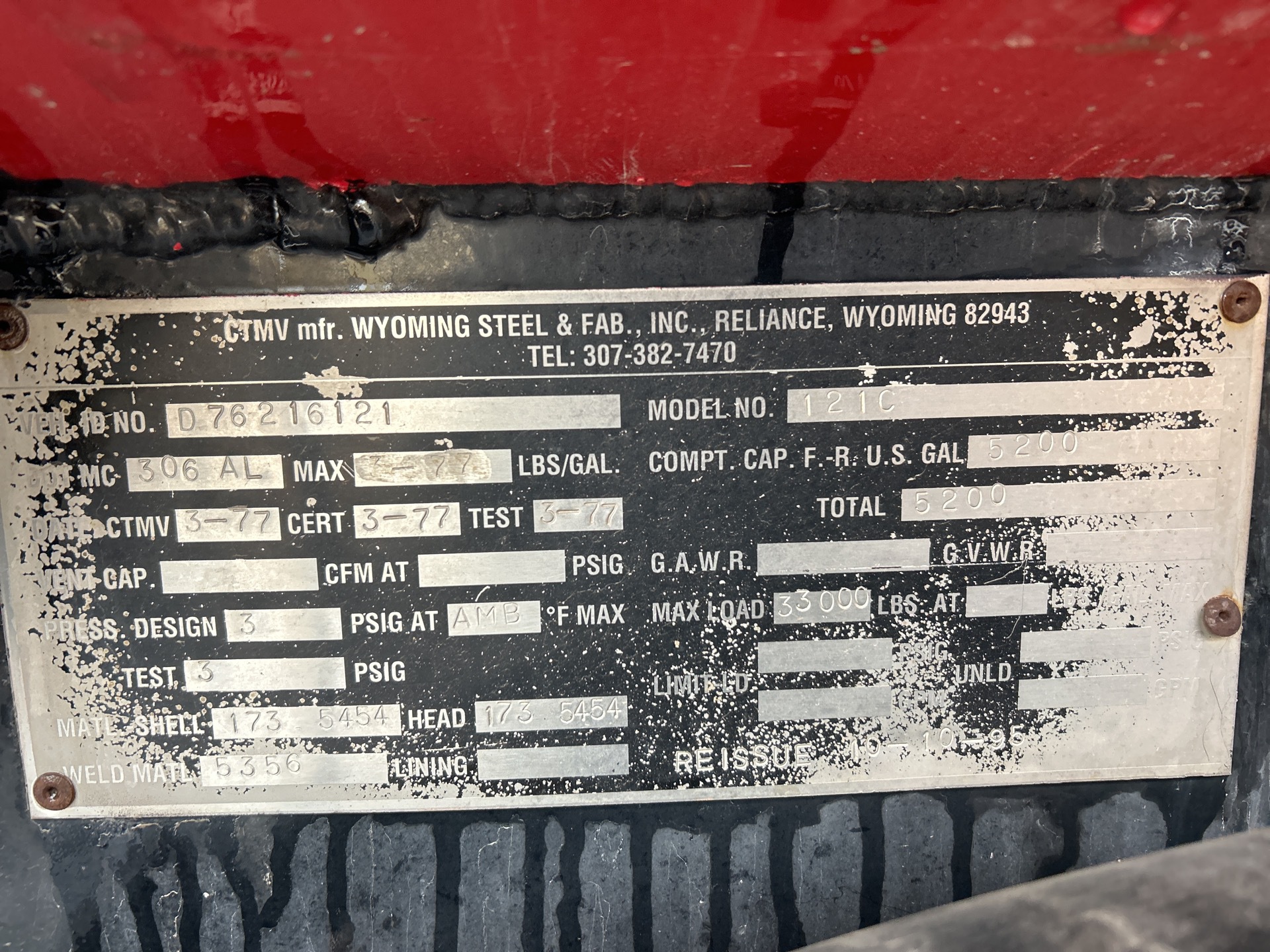 Metal ID Plate Image