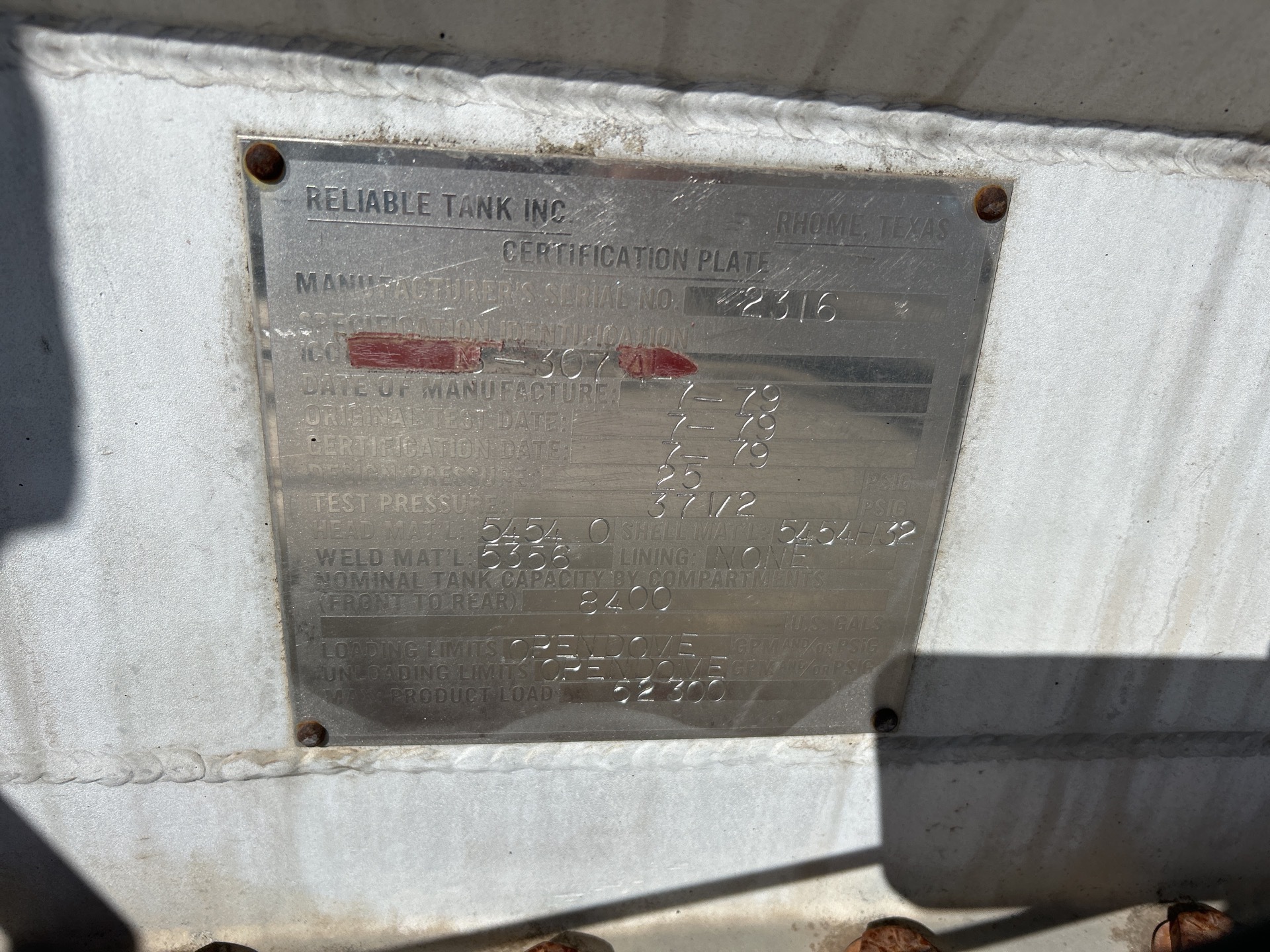 Metal ID Plate Image
