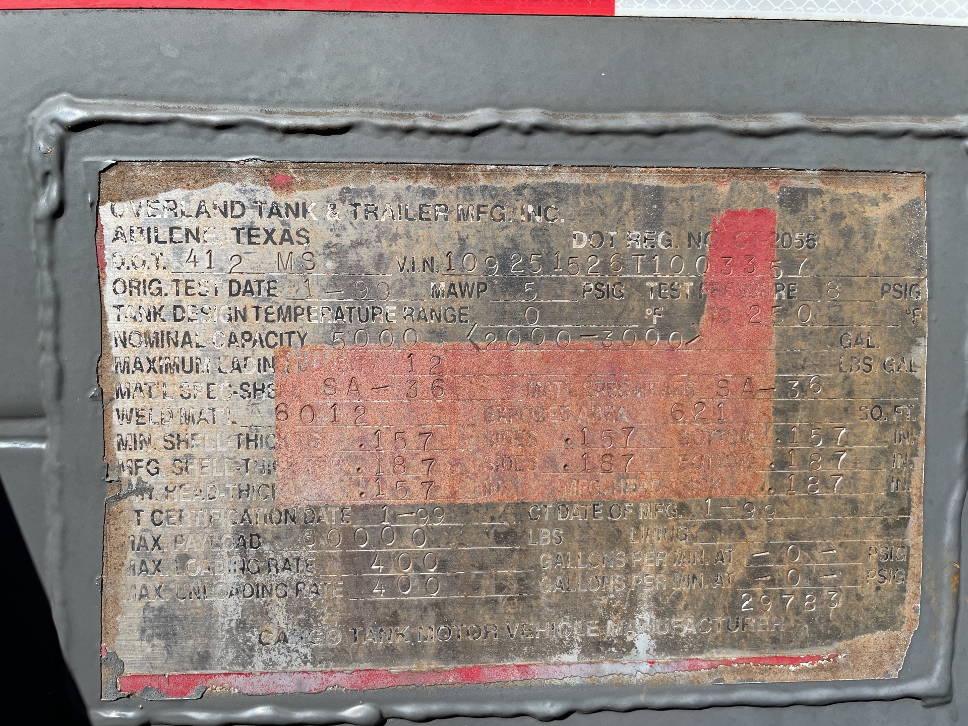 Metal ID Plate Image