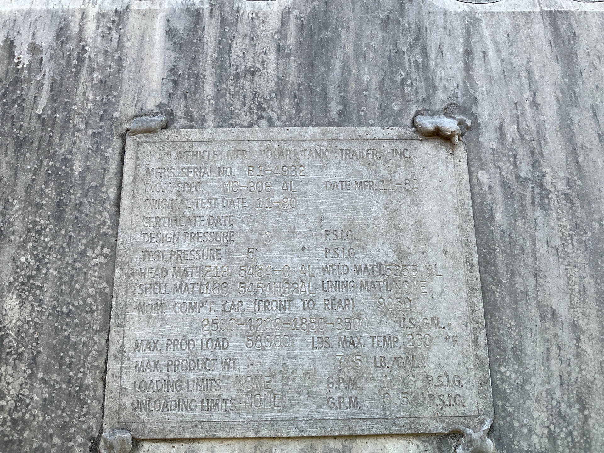Metal ID Plate Image