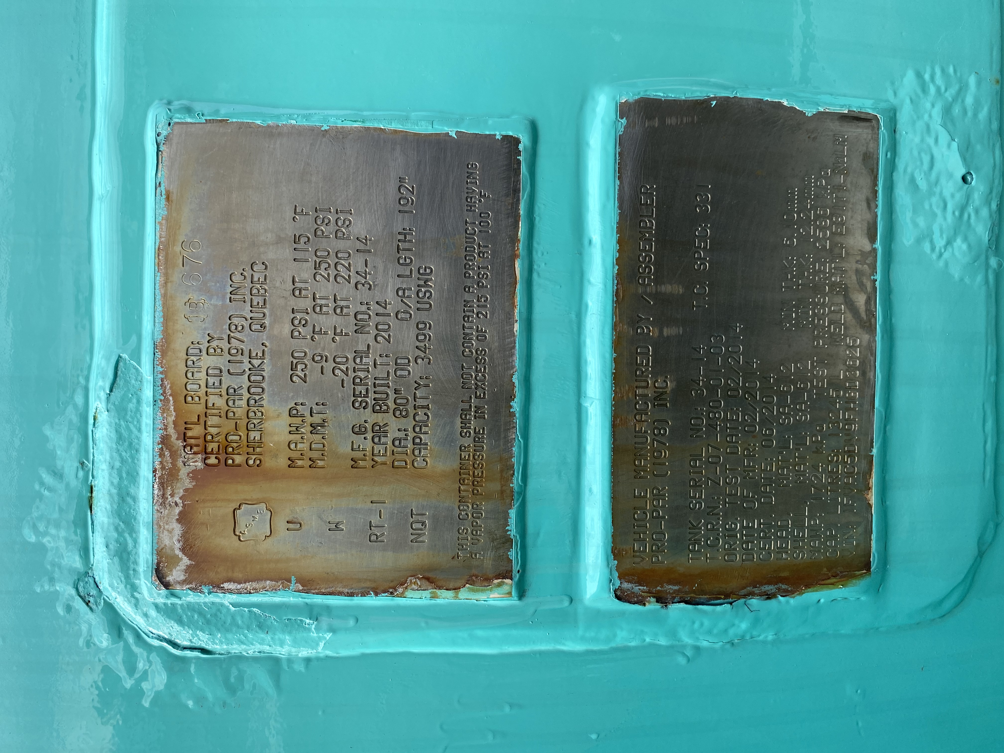 Metal ID Plate Image