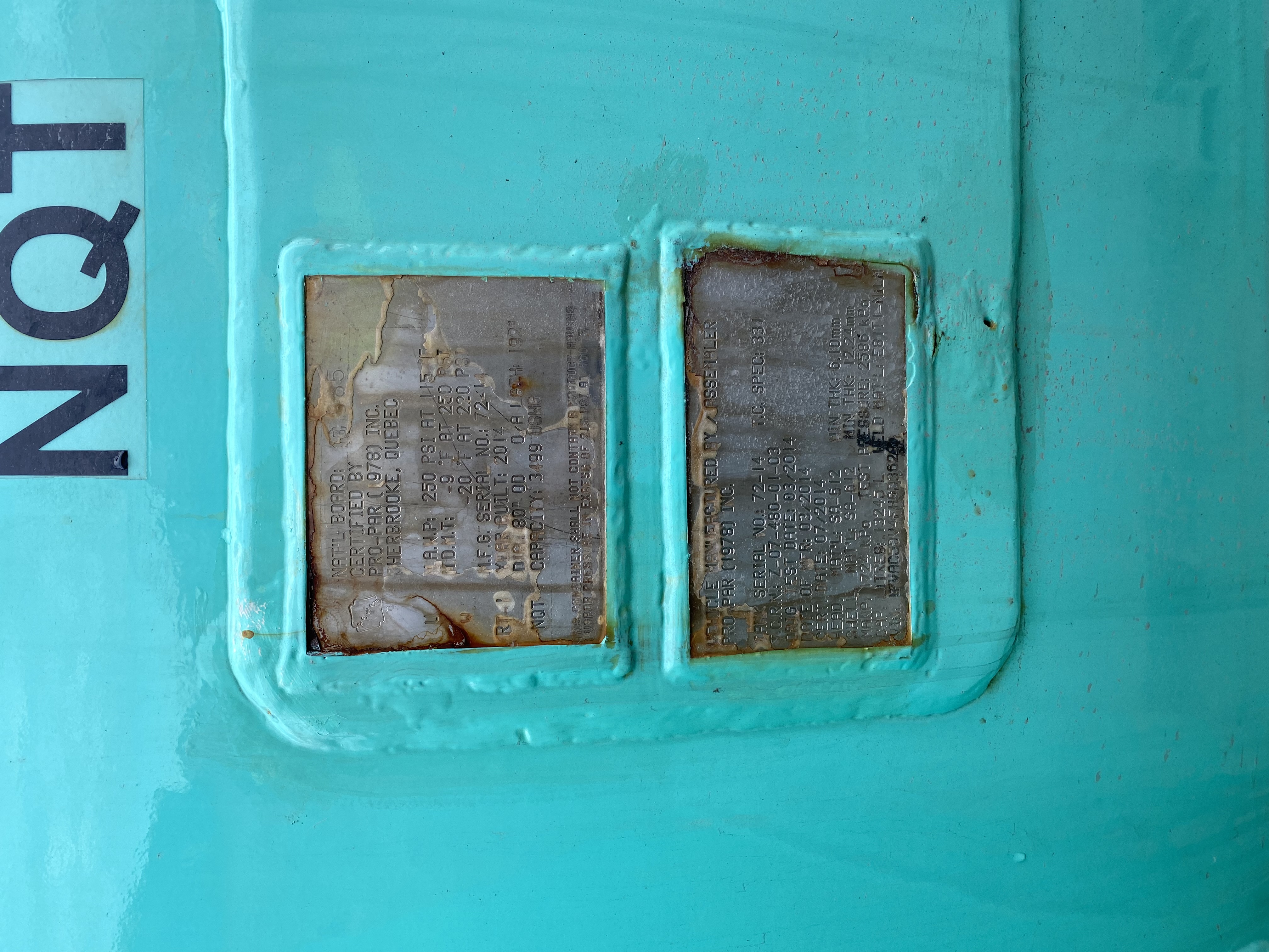 Metal ID Plate Image