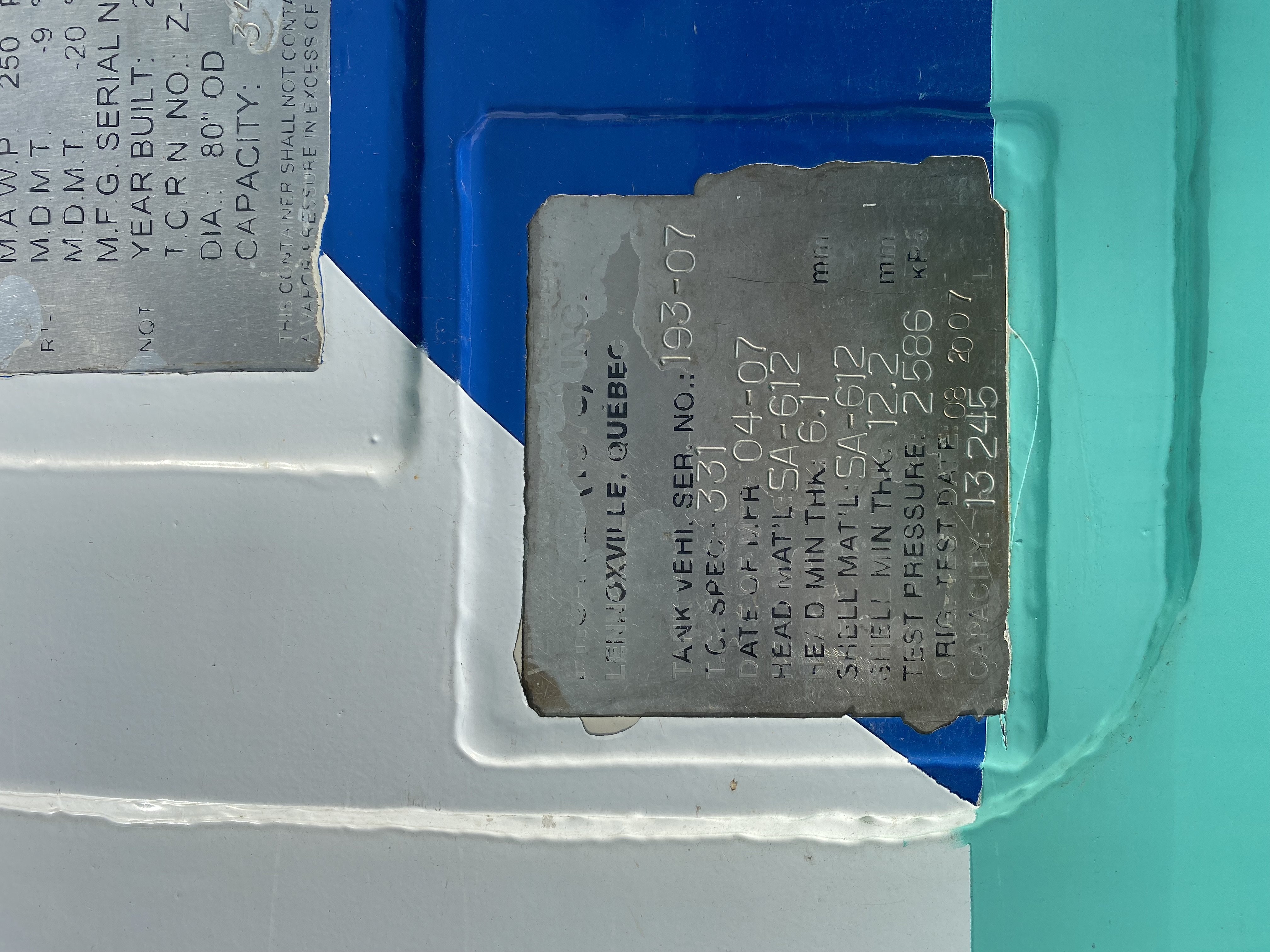 Metal ID Plate Image